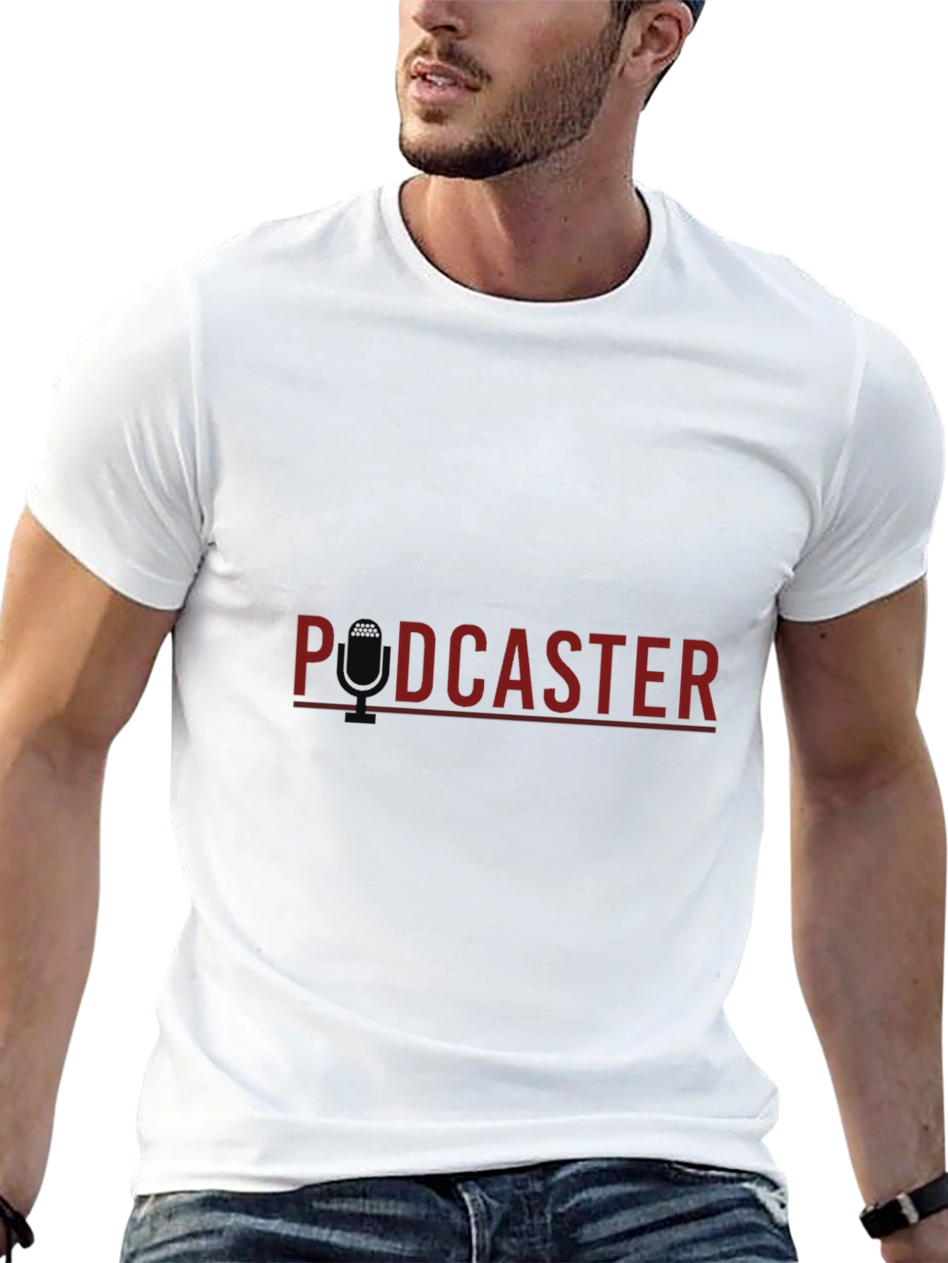 Podcaster Graphic Tee - Black