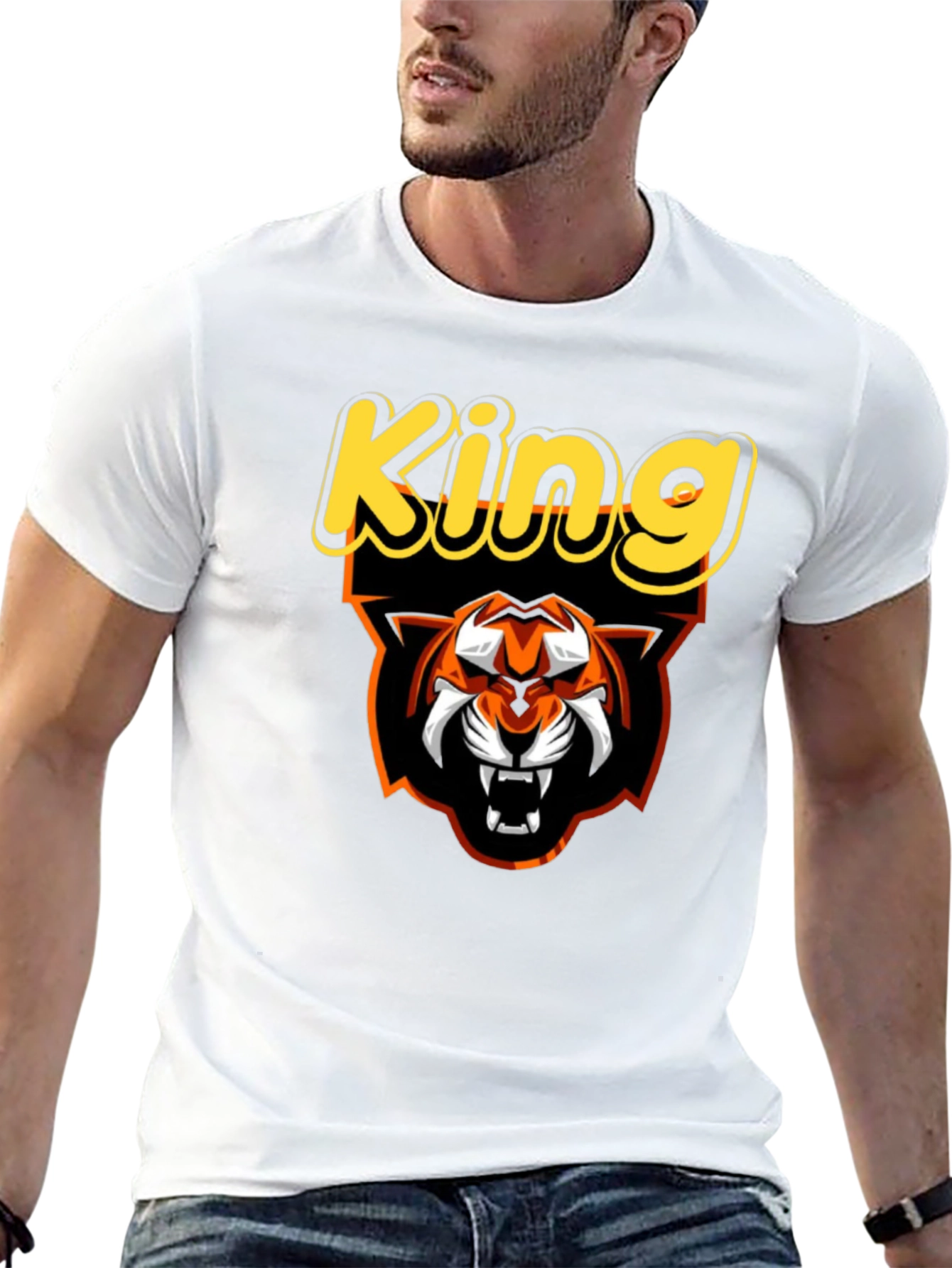 King Tiger Graphic Tee - Fierce Style
