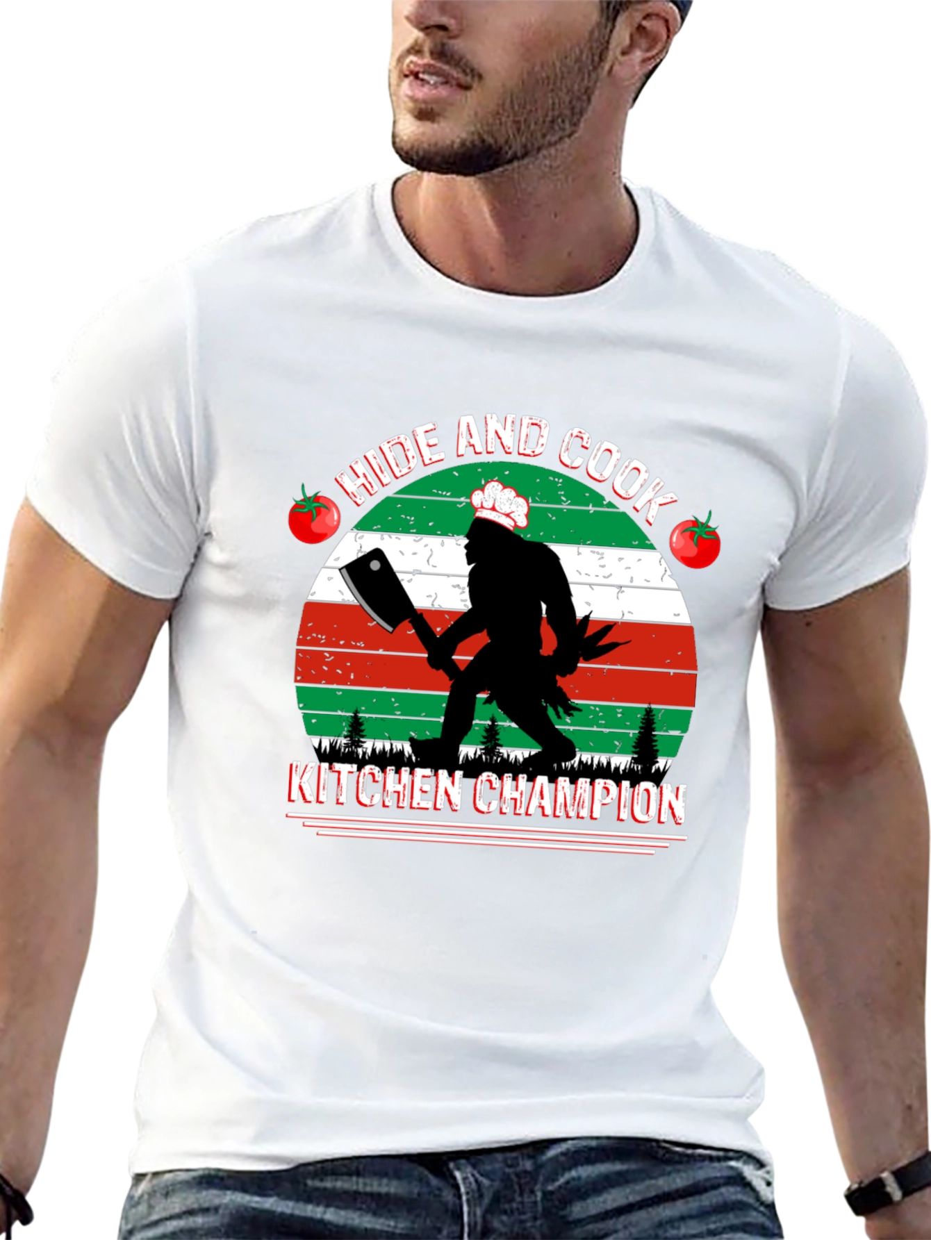 Hide and Cook Kitchen Champion T-Shirt