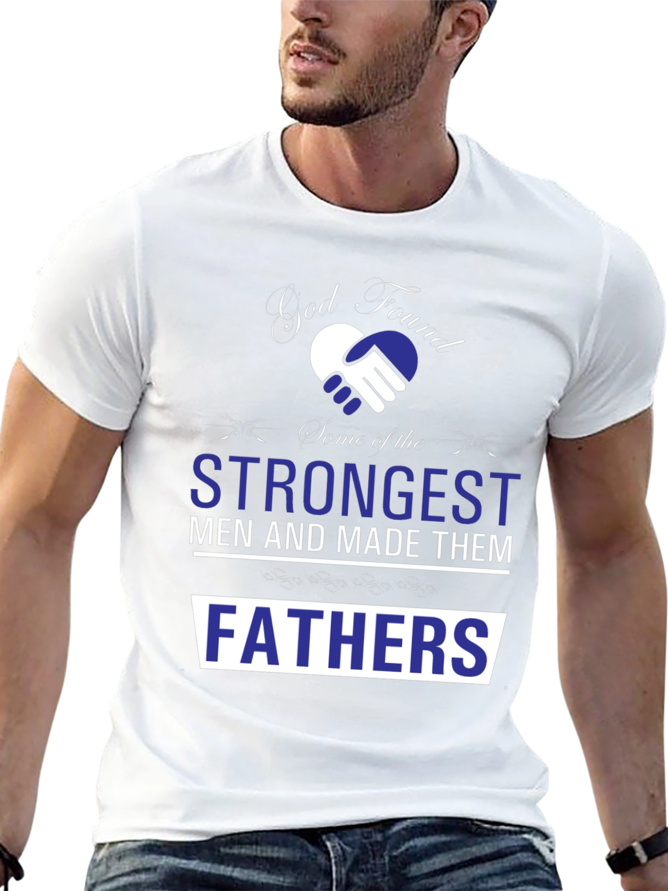 Strongest Fathers T-Shirt - Fathers Day Gift