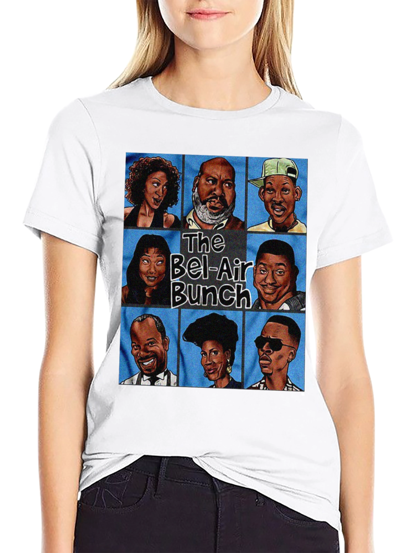 The Bel-Air Bunch Cartoon T-Shirt
