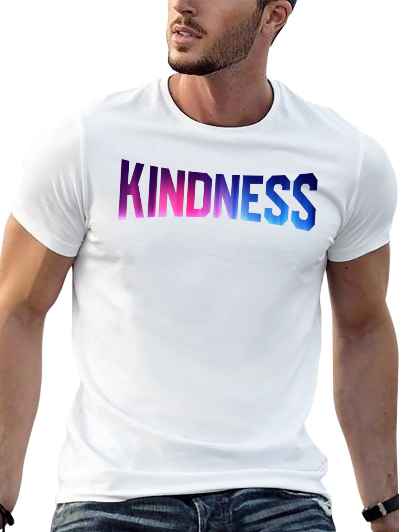 Kindness Gradient T-Shirt - Soft & Stylish