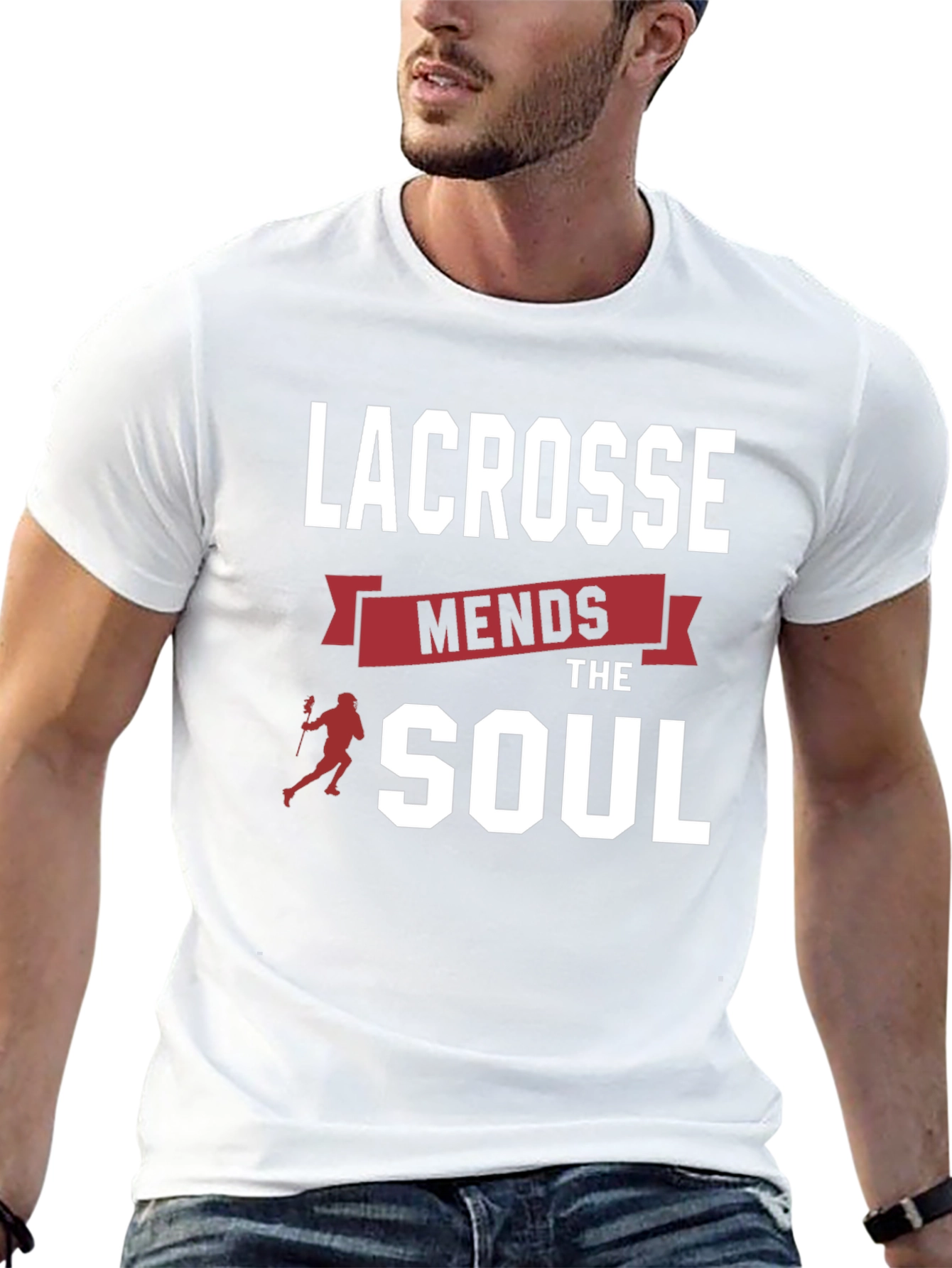 Lacrosse Mends the Soul Graphic T-Shirt