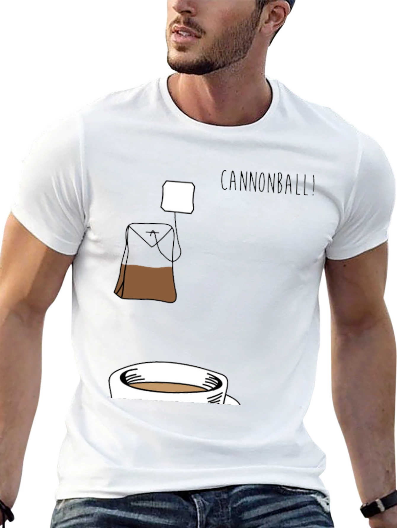 Cannonball Tea T-Shirt - Brewtiful Design!