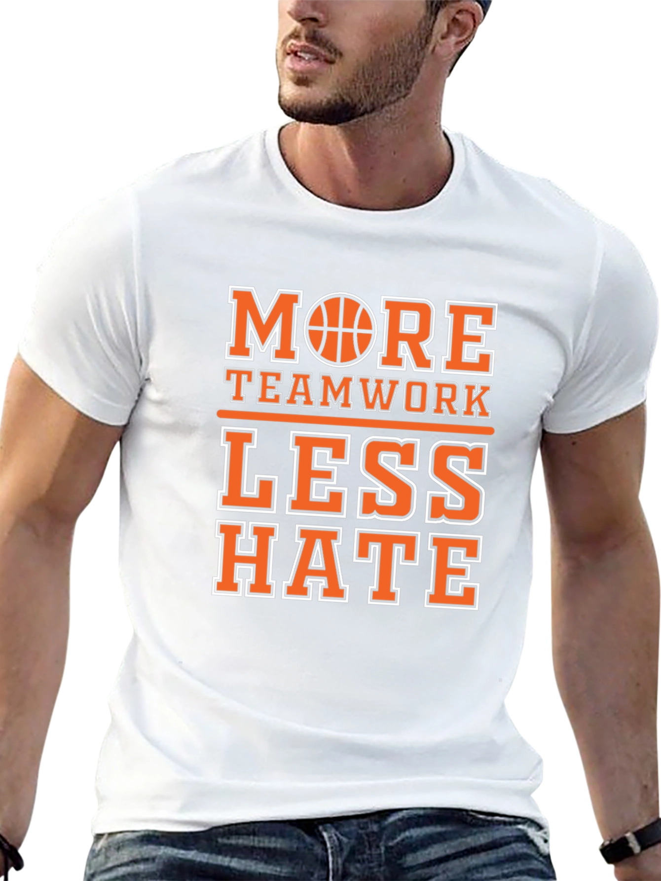 More Teamwork Less Hate Graphic Tee