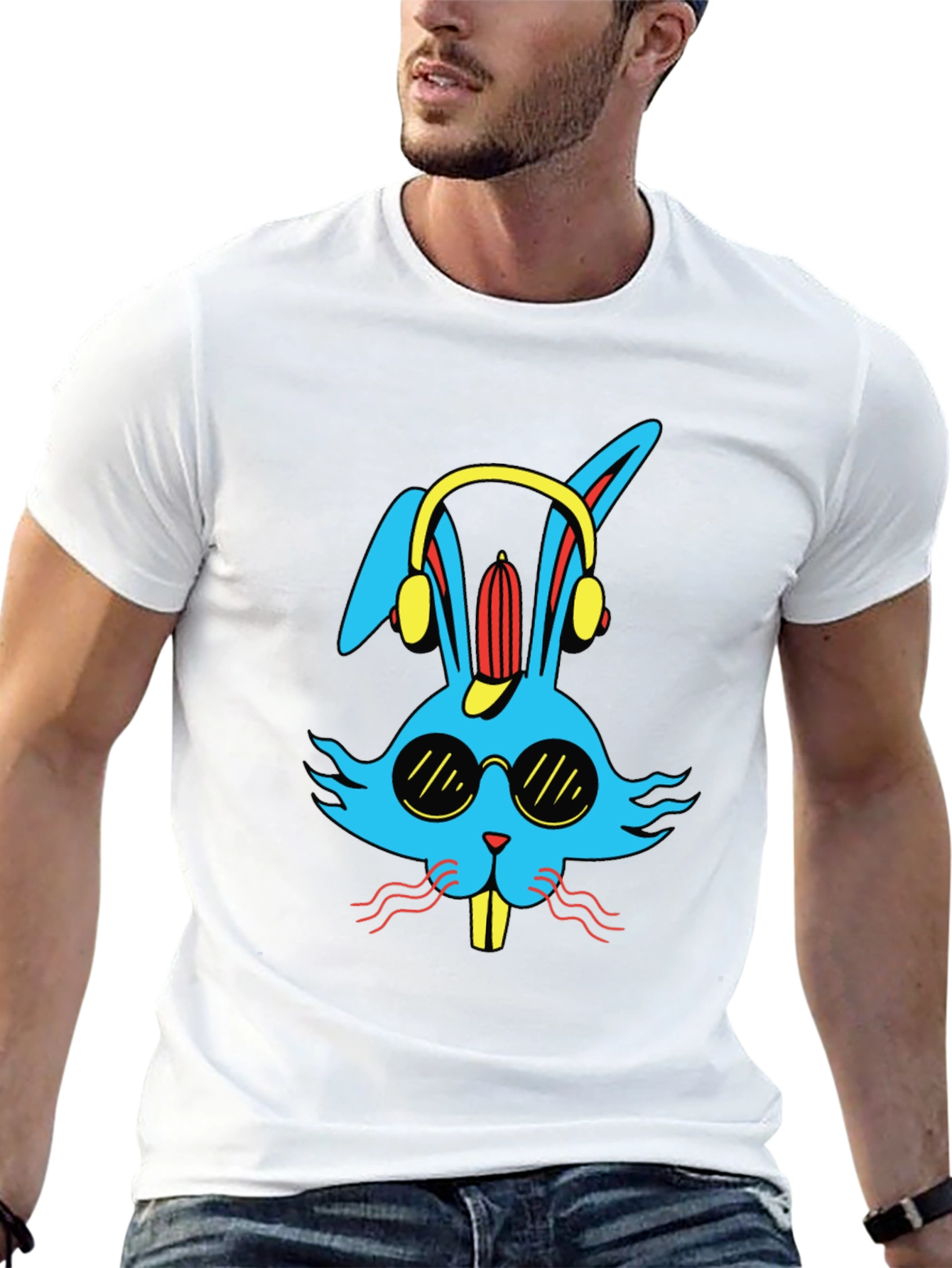 Cool Rabbit Graphic T-Shirt