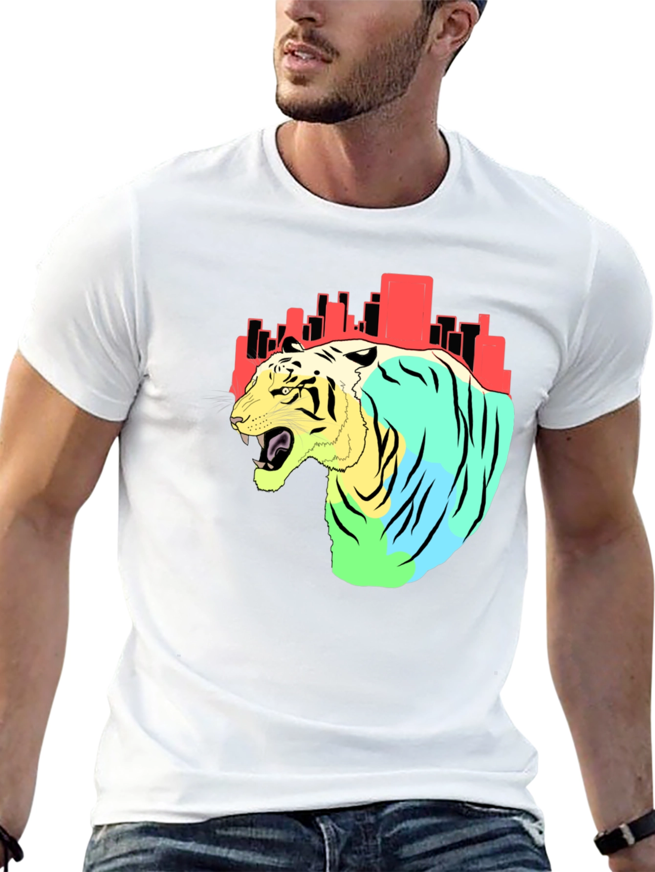 Urban Tiger Graphic Tee - Bold Street Style