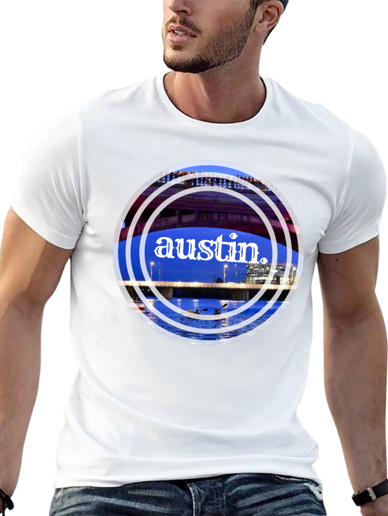 Austin Circle Graphic Tee