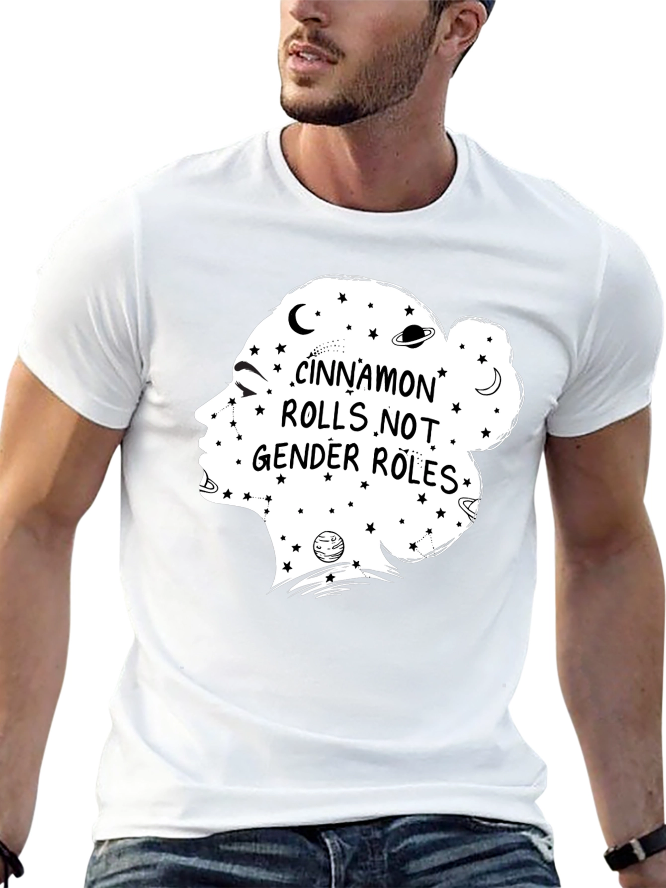 Cinnamon Rolls Not Gender Roles Graphic Tee - Unisex