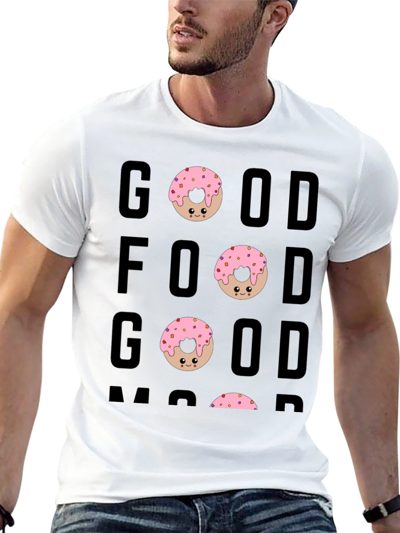 Good Food Good Mood Donut Graphic Tee