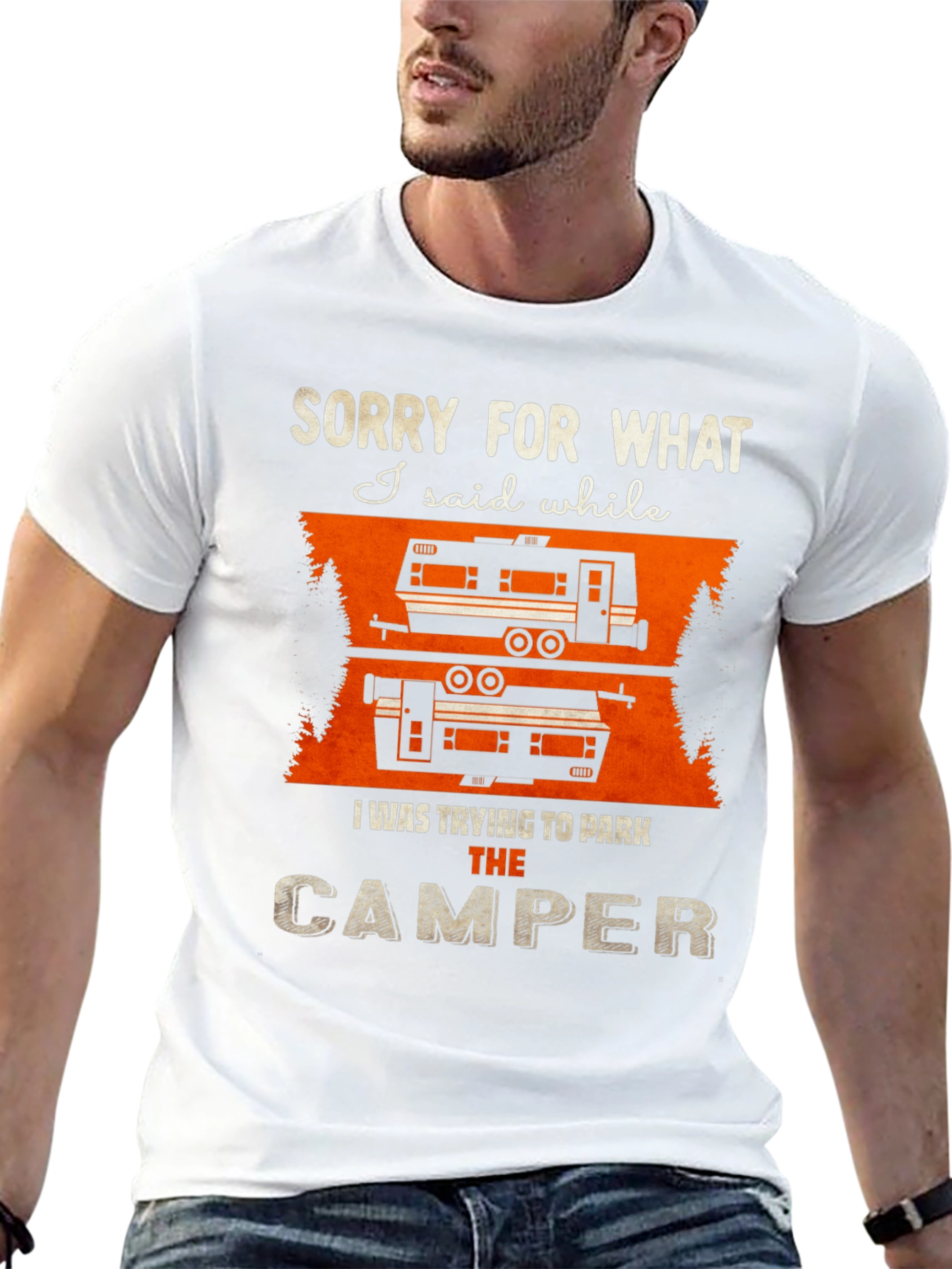 Sorry For What I Said Camper T-Shirt