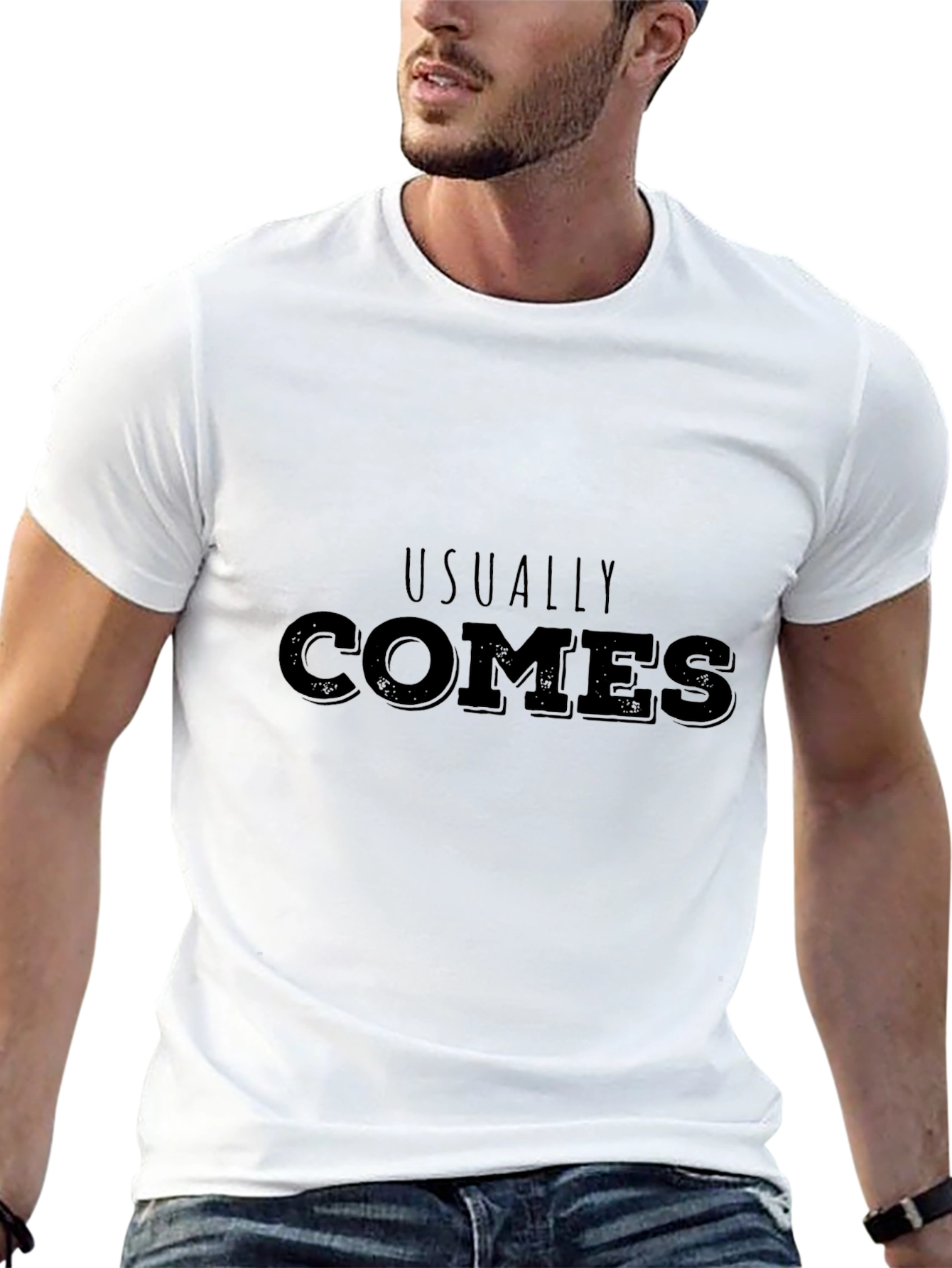 Usually Comes T-Shirt - Funny Sarcastic Tee