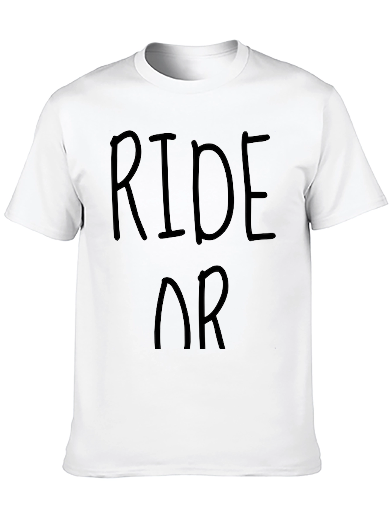 Ride or Die Black Graphic Tee