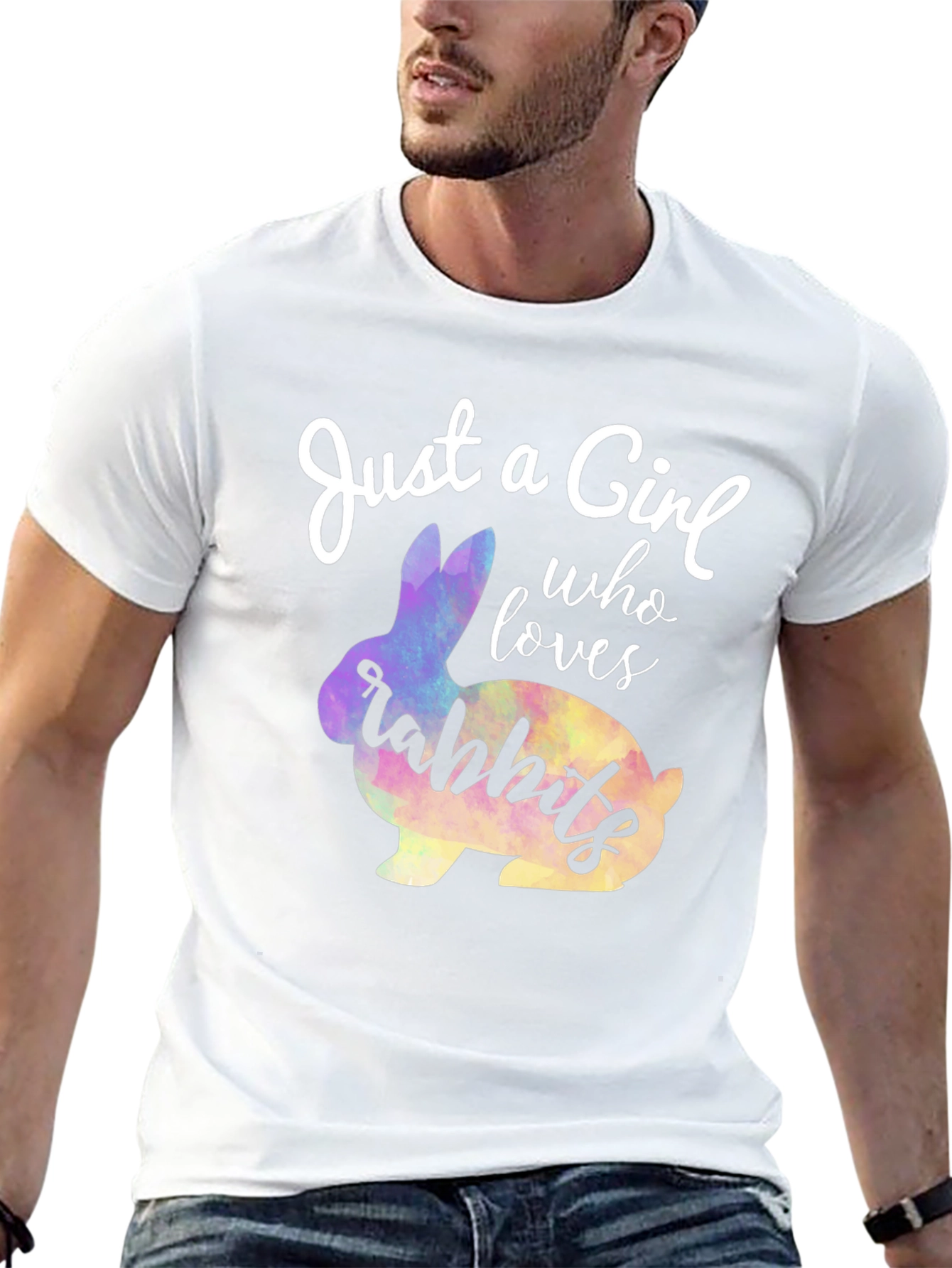 Just A Girl Who Loves Rabbits T-Shirt
