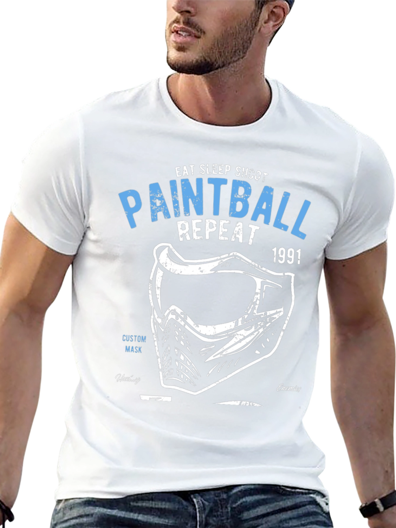 Paintball Graphic T-Shirt - Eat Sleep Shoot