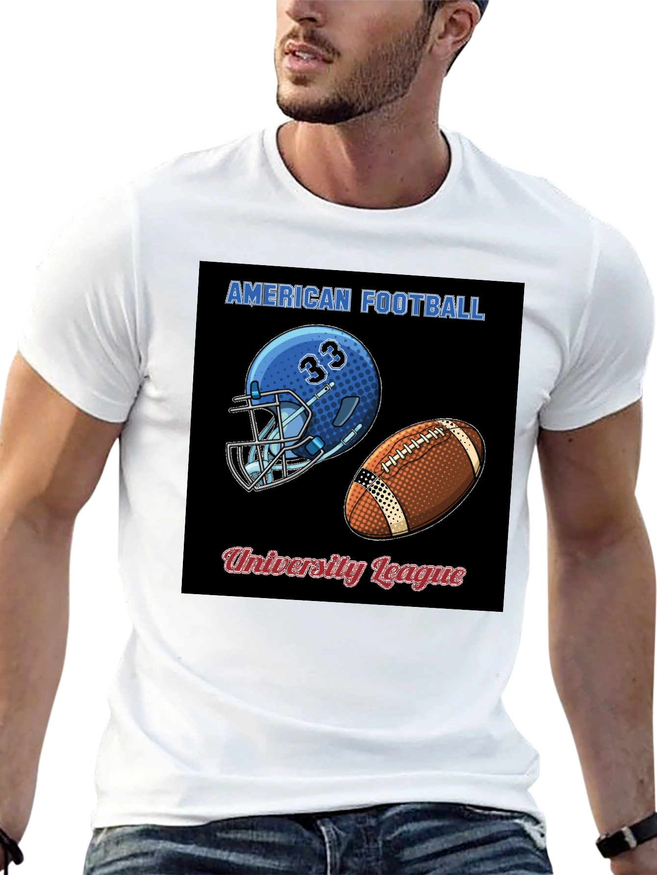 American Football University League T-Shirt