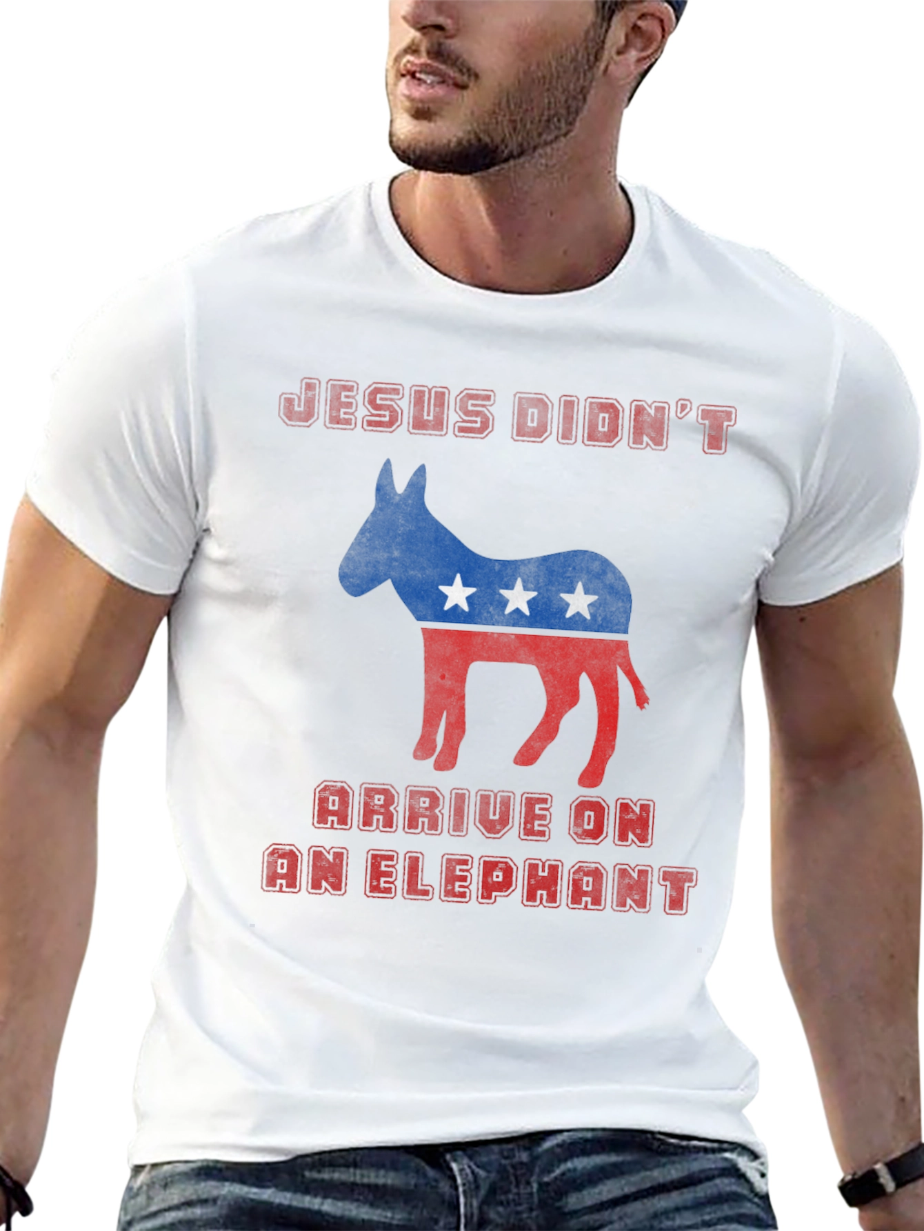 Jesus Didnt Arrive on an Elephant T-Shirt