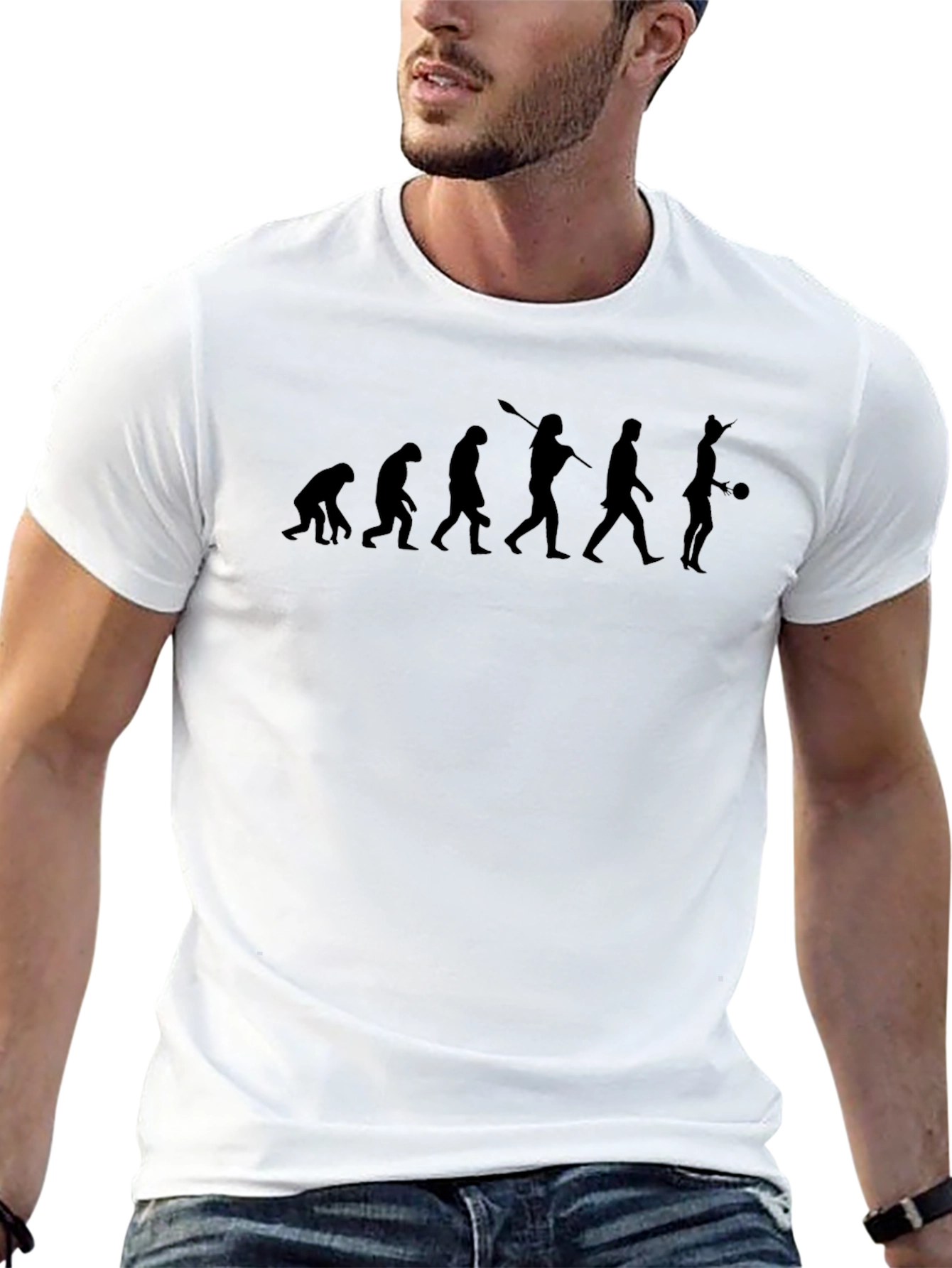 Evolution of Bowling Black T-Shirt
