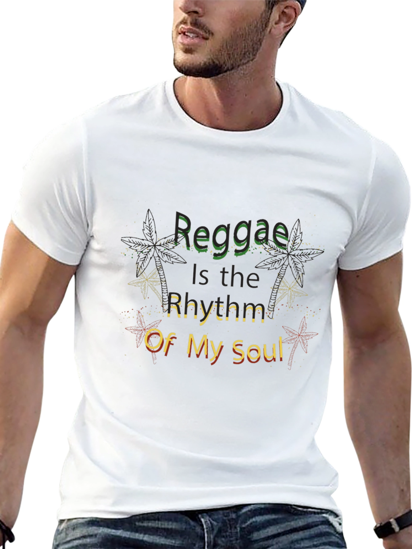 Reggae Rhythm Soul Black T-Shirt
