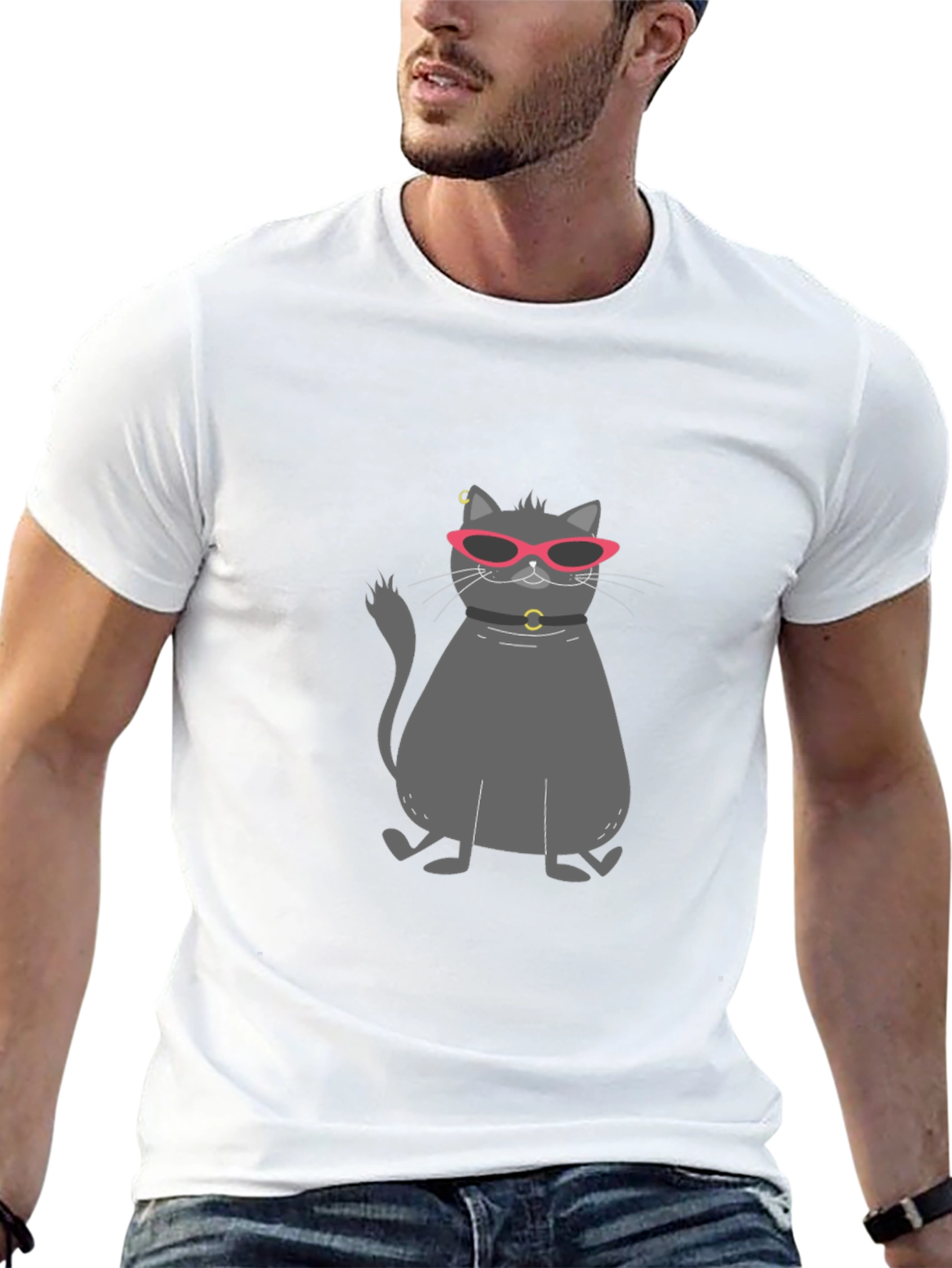 Cool Cat Tee: Stylish Graphic T-Shirt