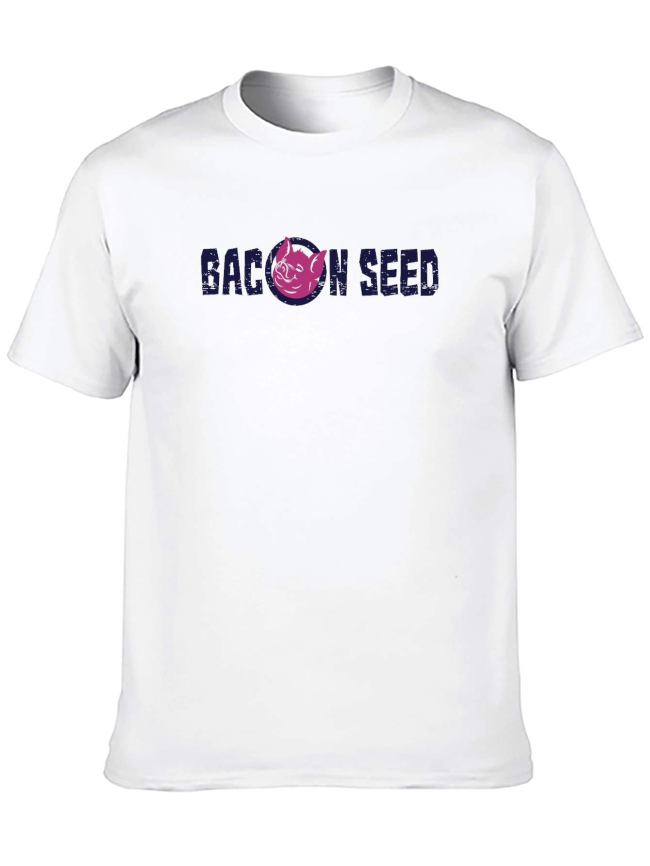 Bacon Seed Pig Graphic T-Shirt - Soft Cotton Tee