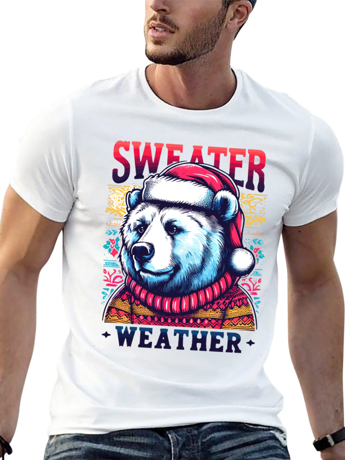 Sweater Weather Bear Tee