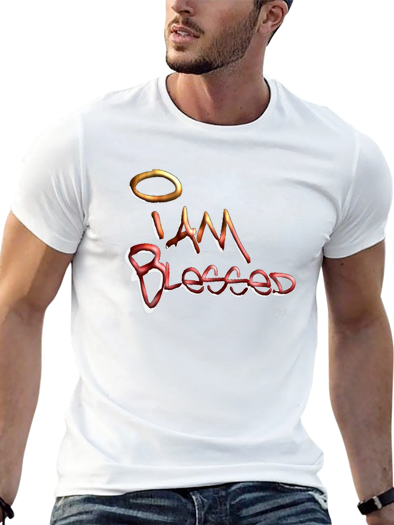 I am Blessed Graphic Tee - Stylish Religious T-Shirt