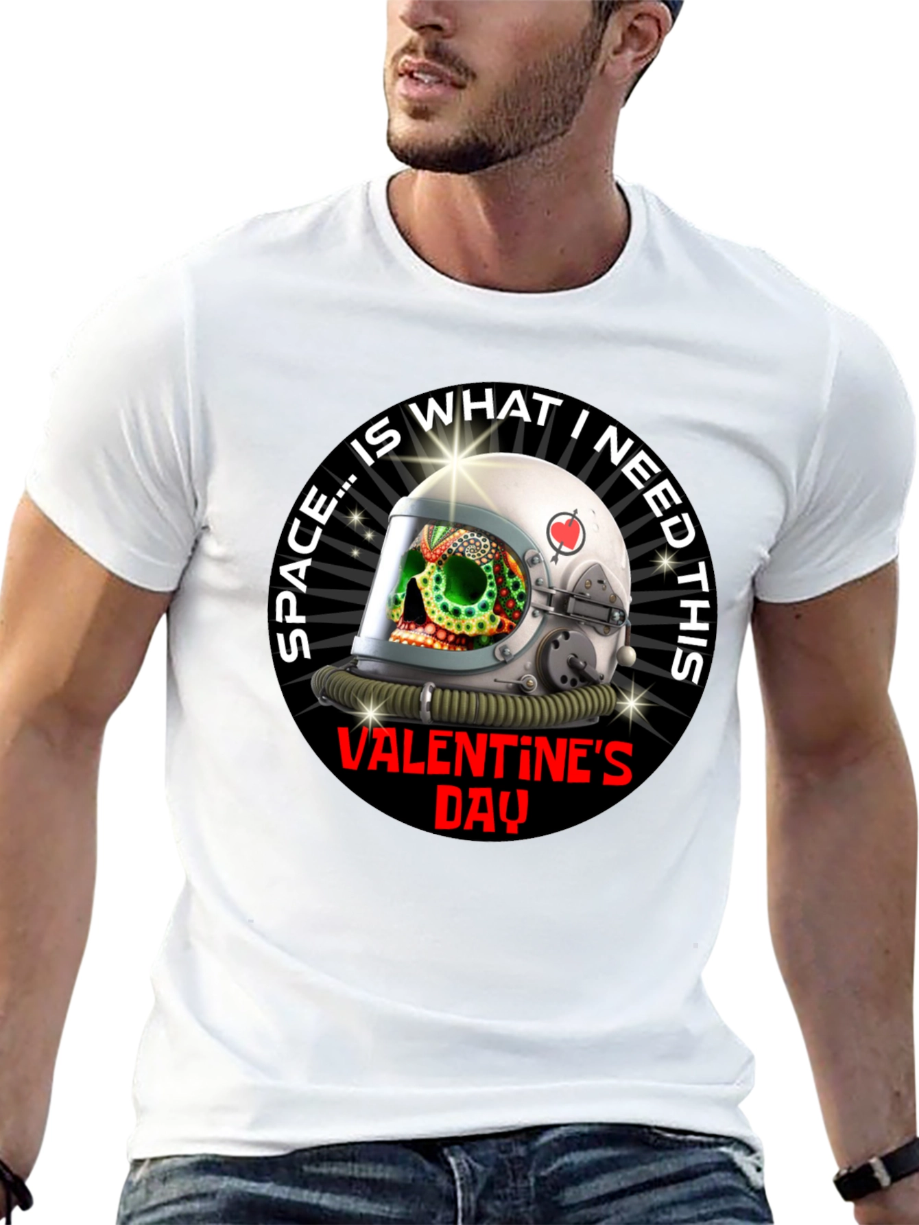 Space Valentines Day T-Shirt