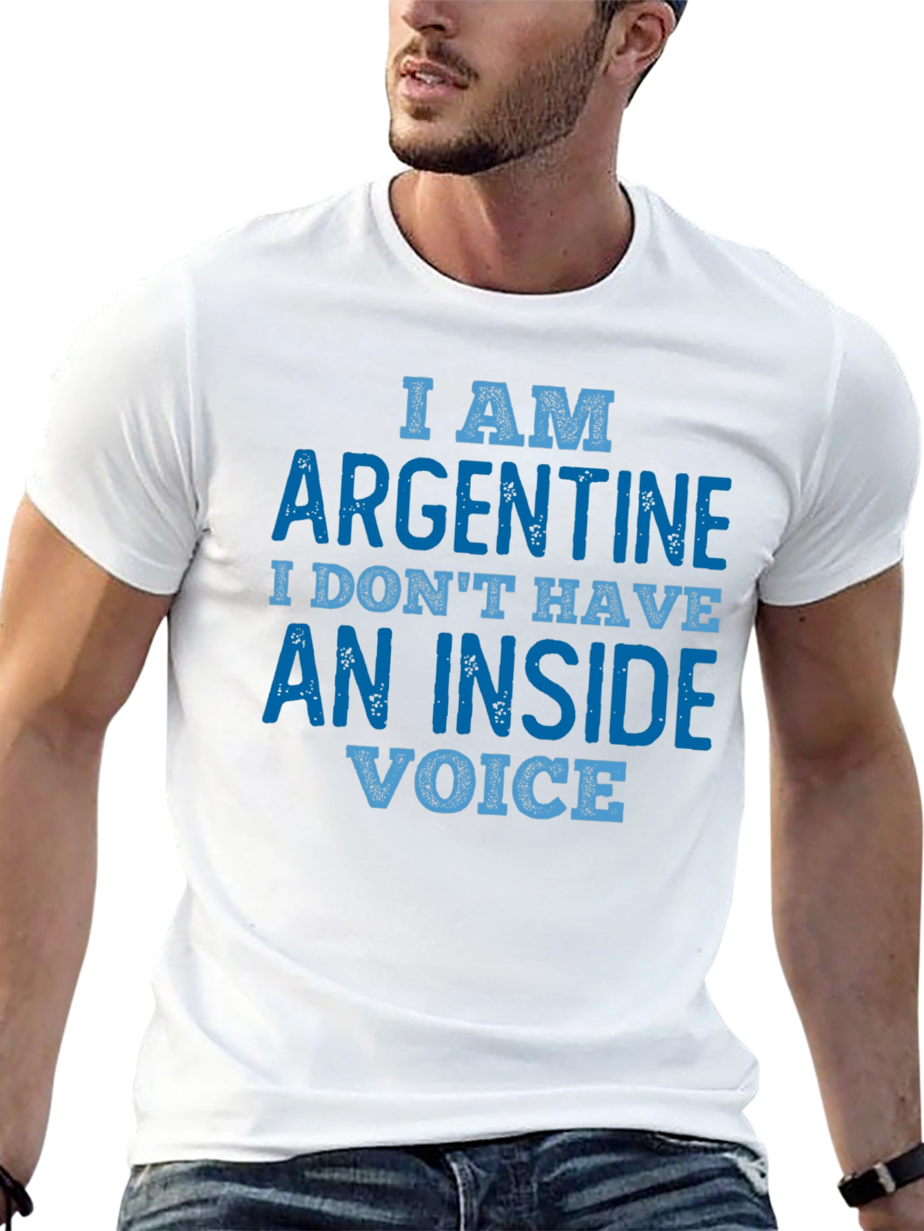 Argentine Humor T-Shirt - No Inside Voice