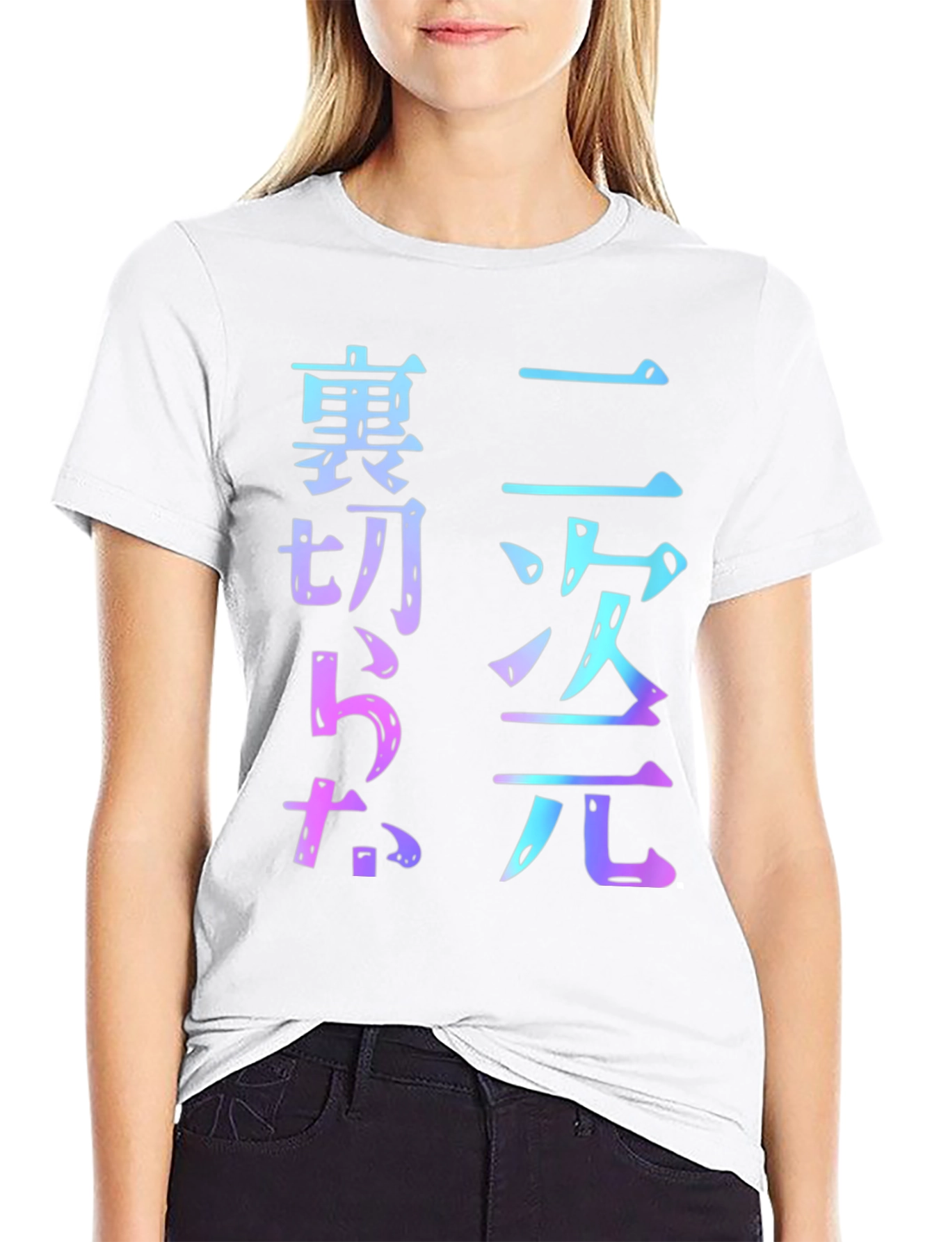 Anime Graphic Print Tee - Otaku Style