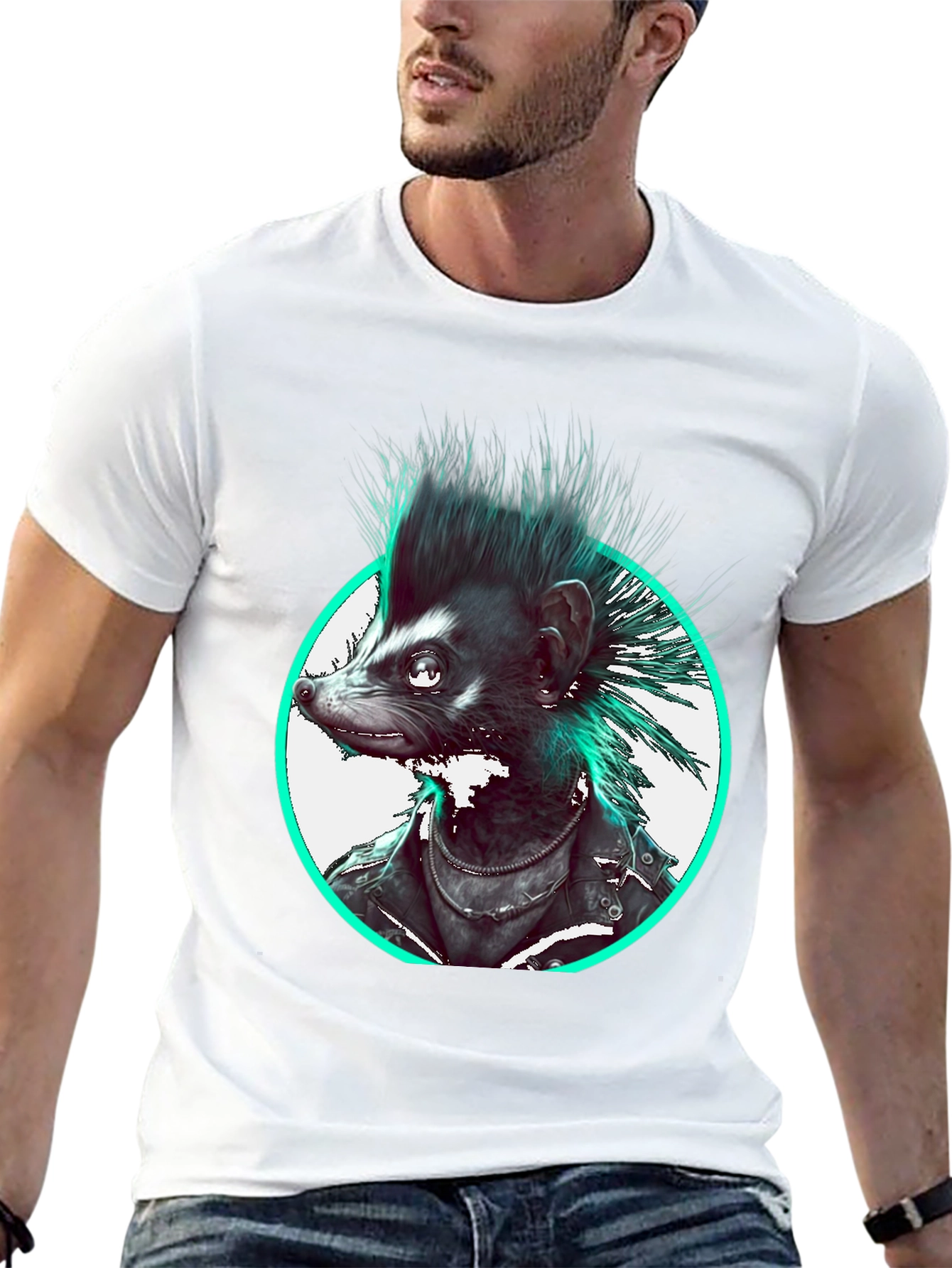 Punk Raccoon Graphic Tee