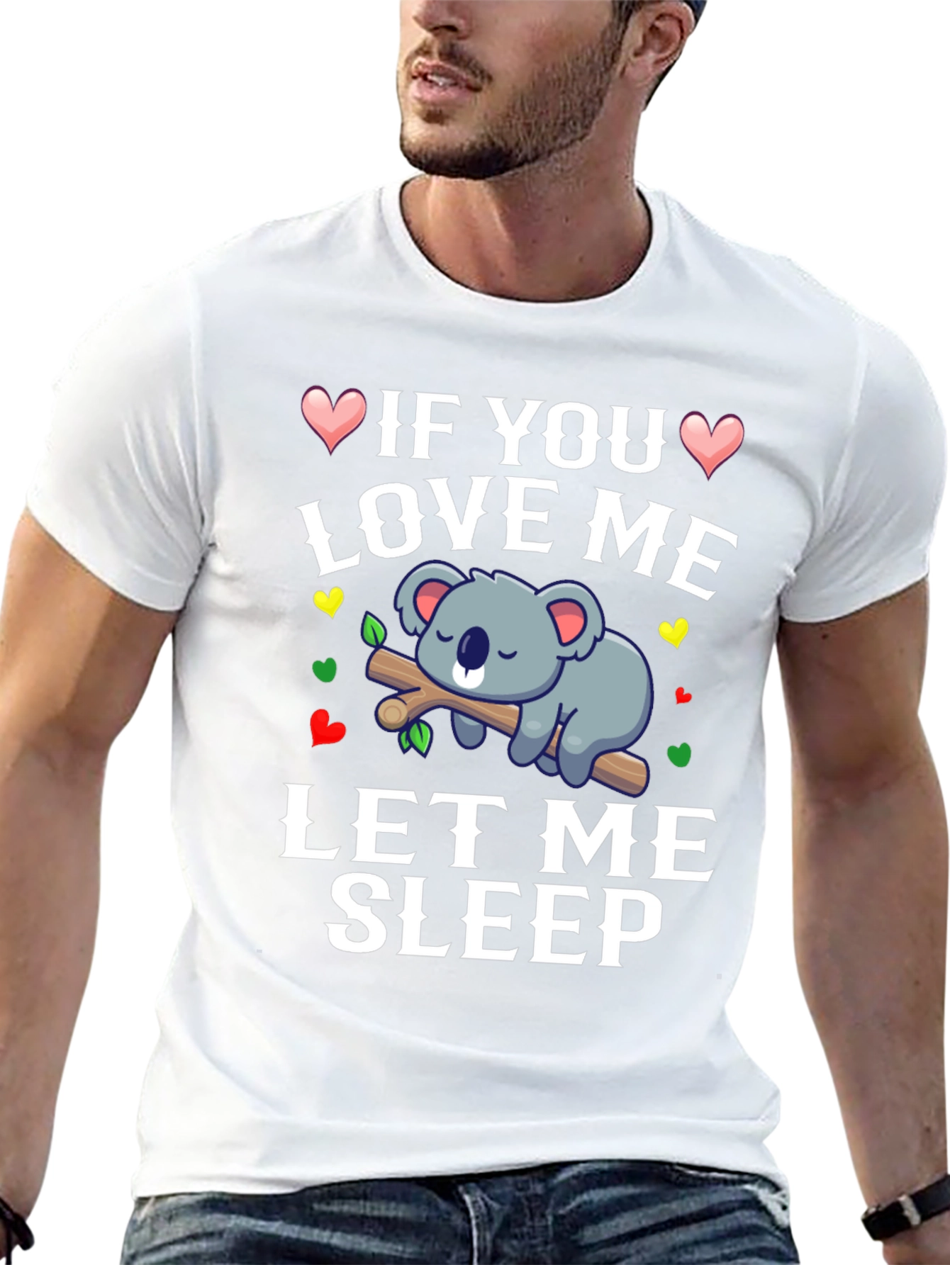 Cute Koala Bear Sleeping T-Shirt