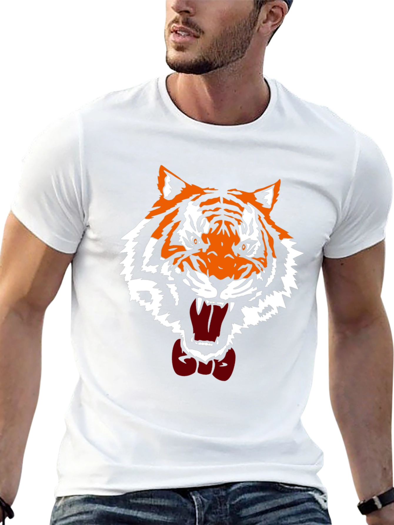 Tiger Graphic Tee - Fierce Style!
