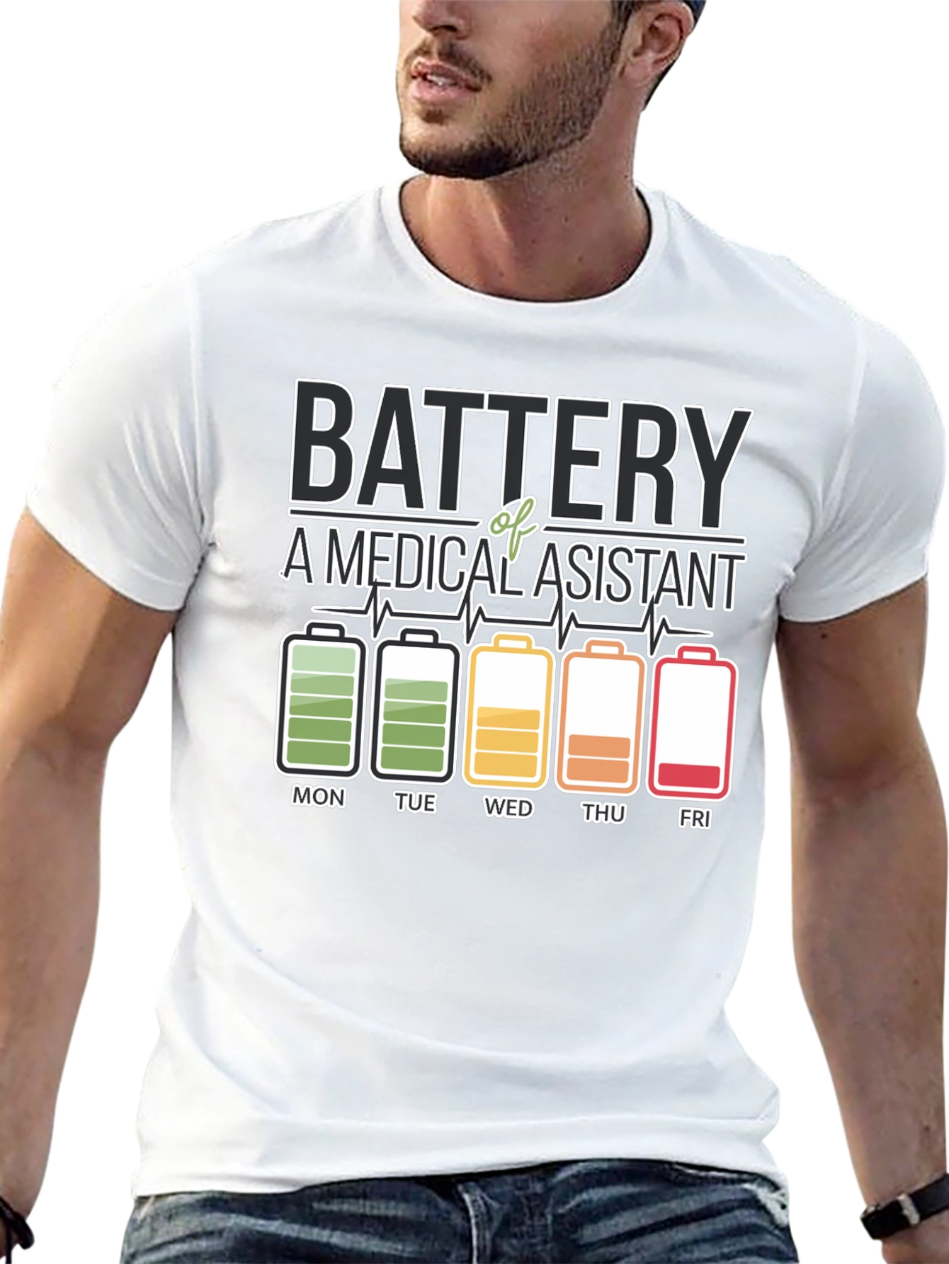Medical Assistant Battery T-Shirt