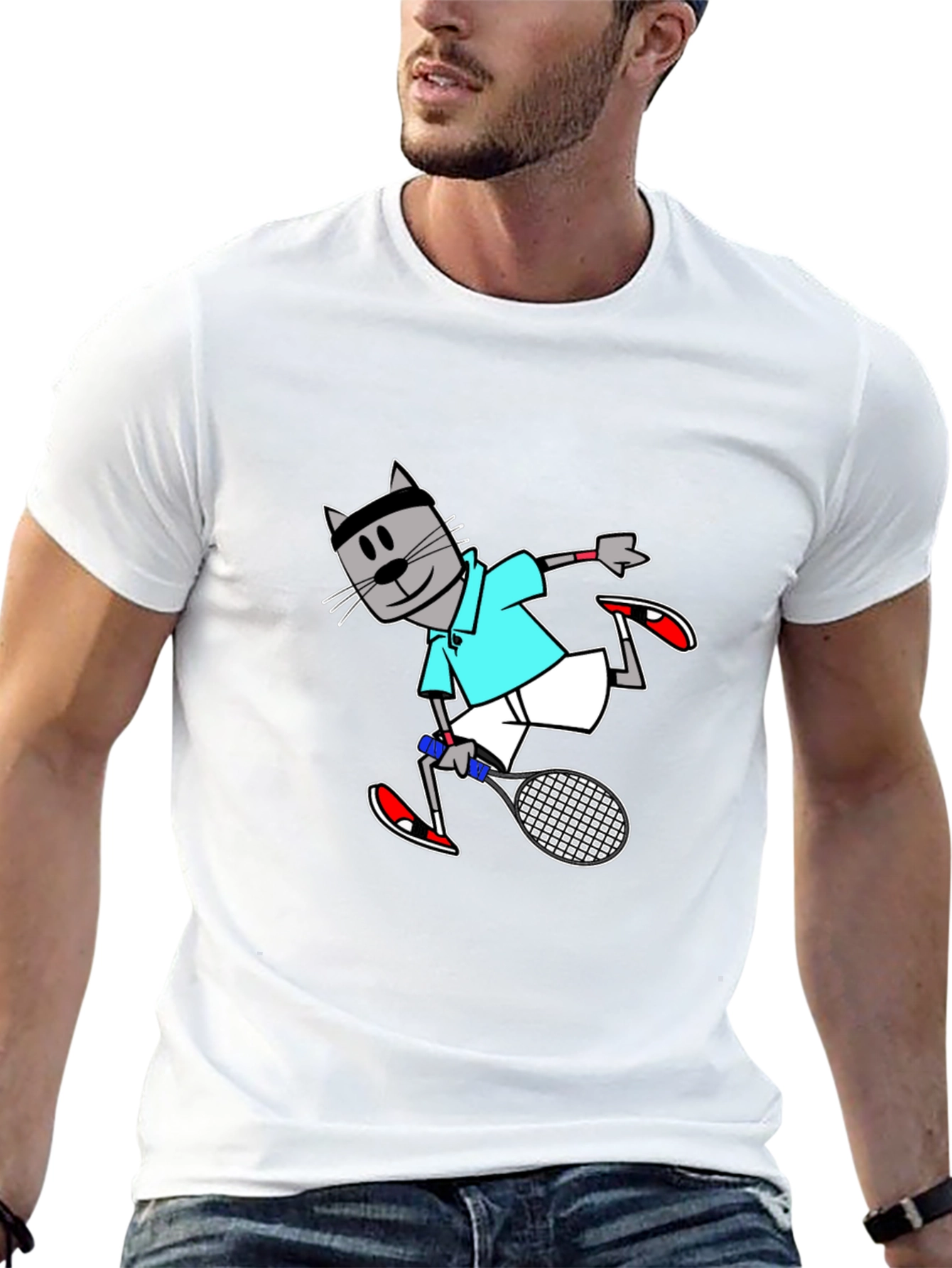 Tennis Cat T-Shirt