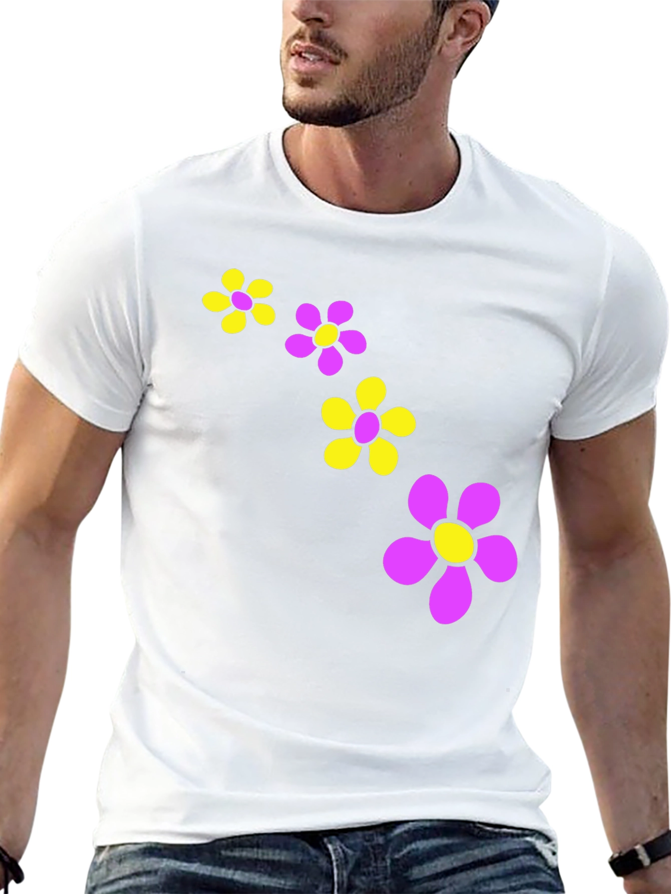 Retro Flower Power T-Shirt - Groovy Style