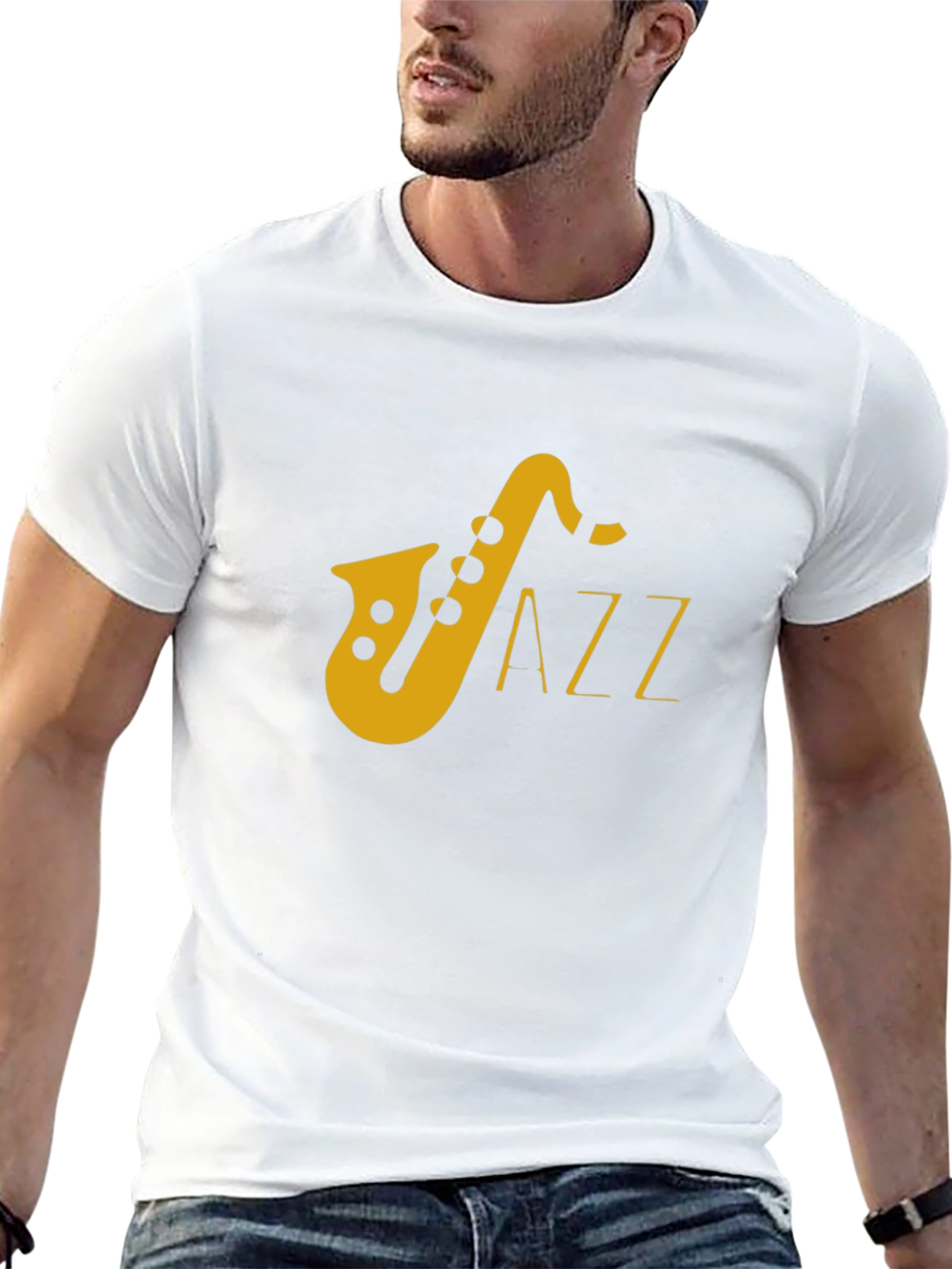 Jazz Saxophone T-Shirt - Classic Music Tee