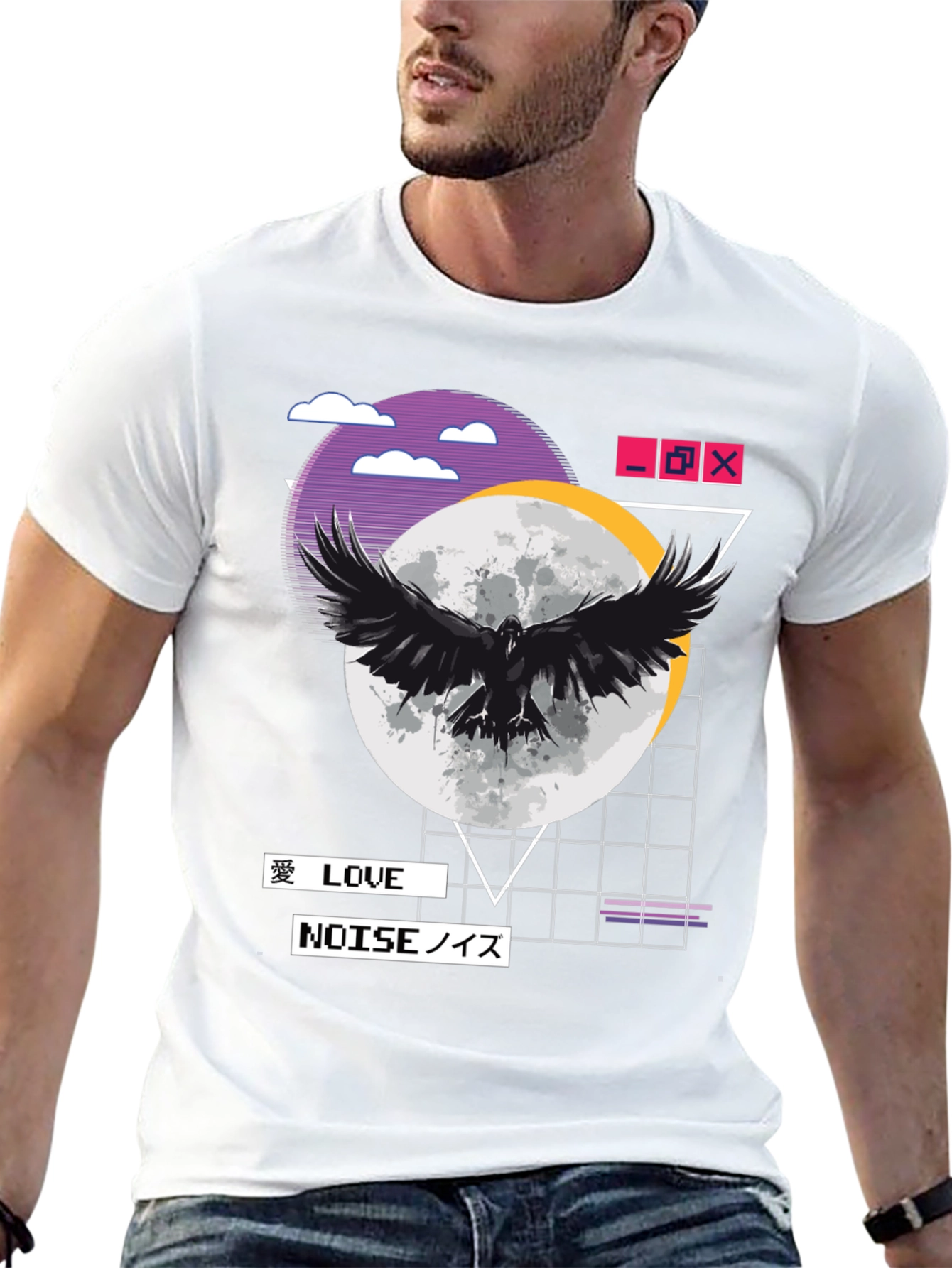 Raven Moon Graphic Tee - Love & Noise