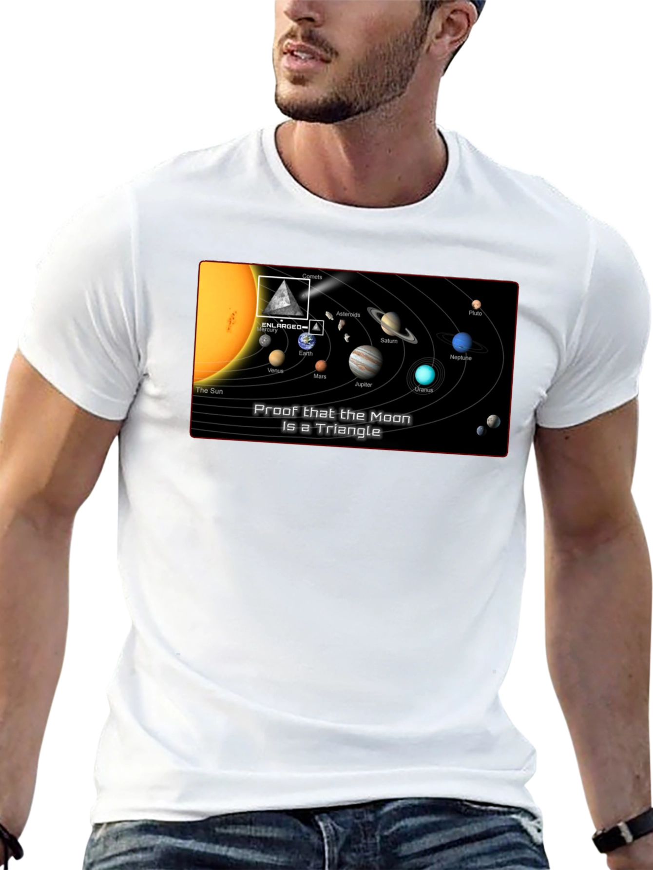 Proof That The Moon Is A Triangle T-Shirt