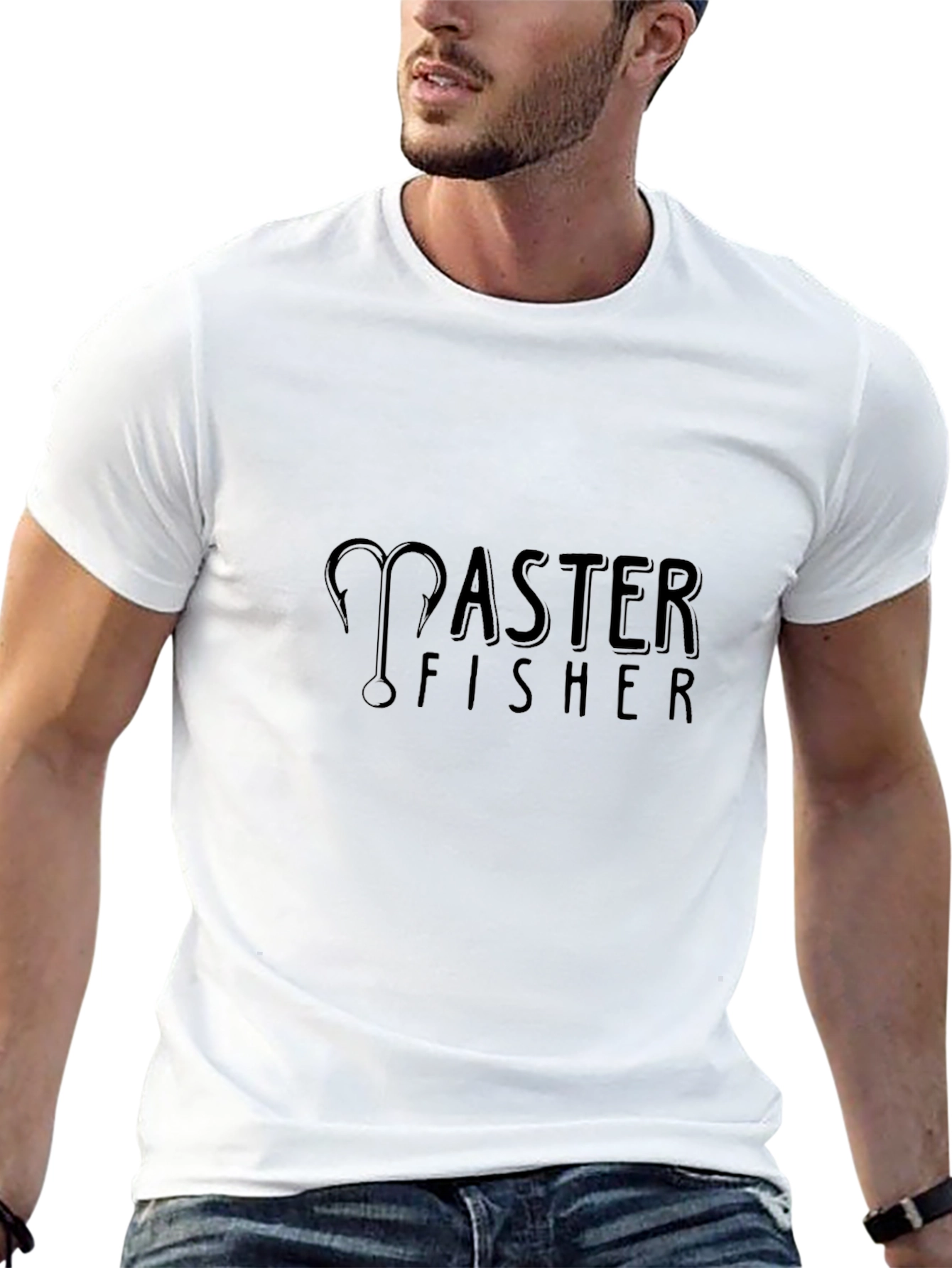 Master Fisher Black T-Shirt