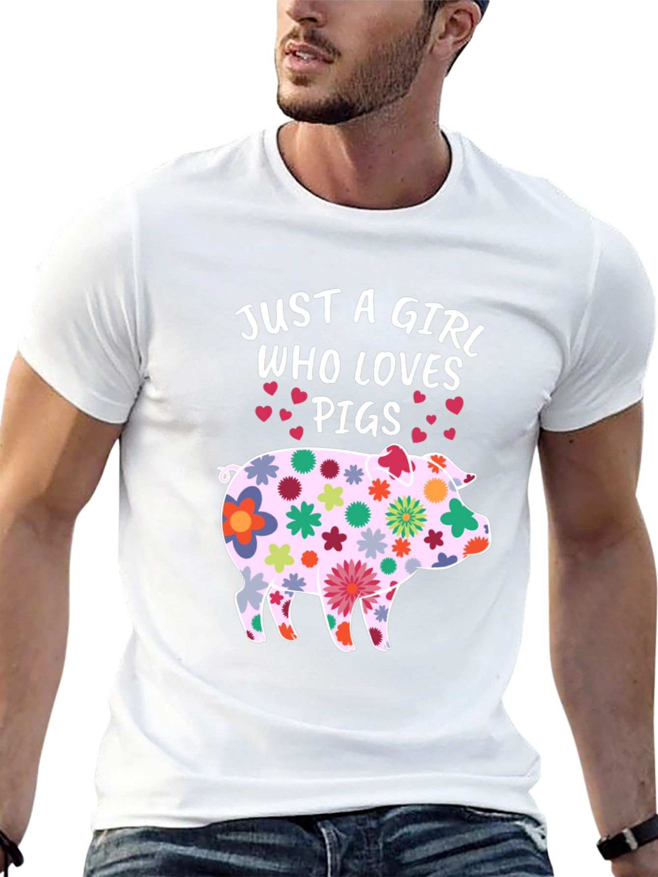 Just a Girl Who Loves Pigs T-Shirt