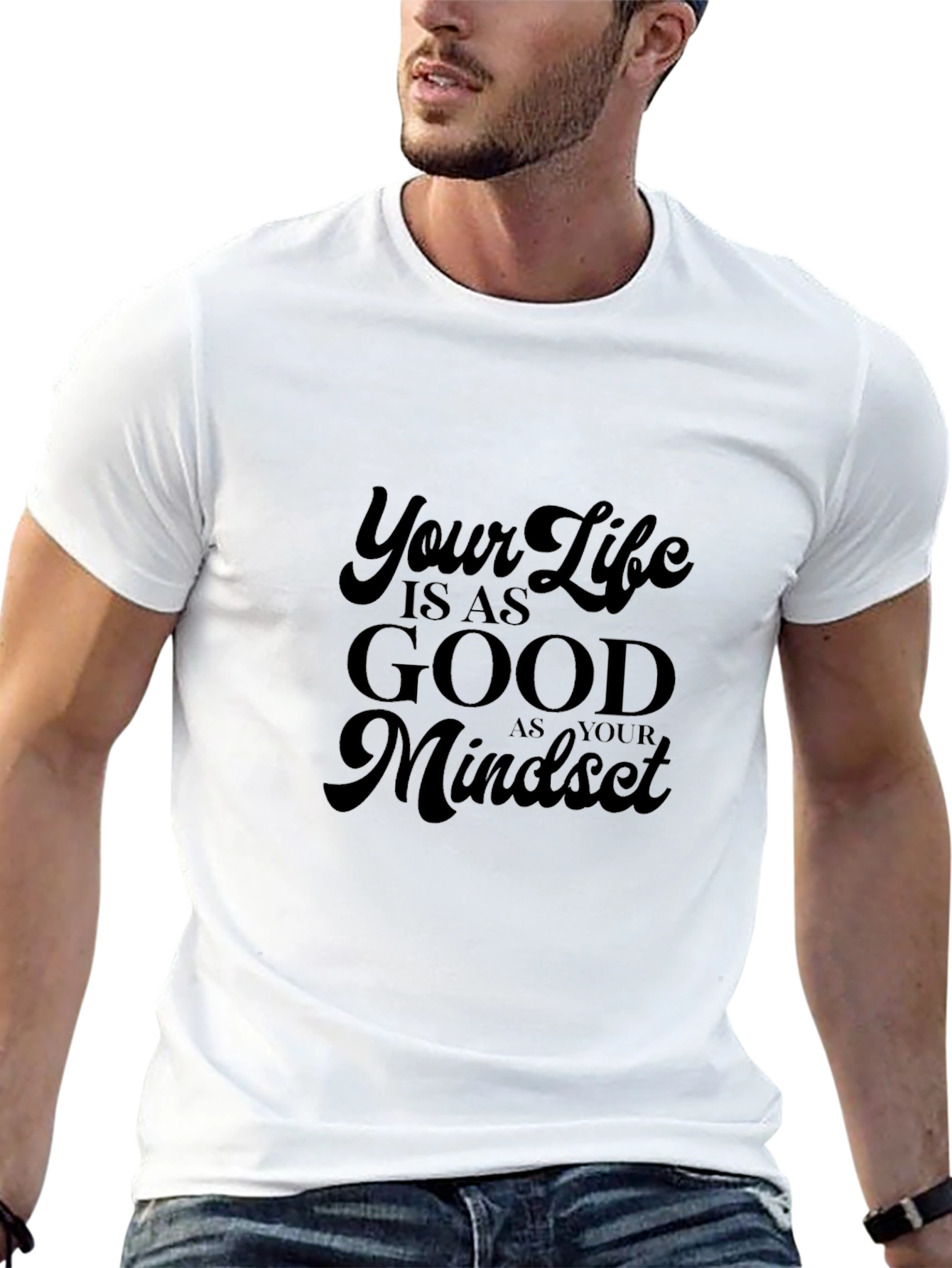 Inspirational Mindset Black T-Shirt