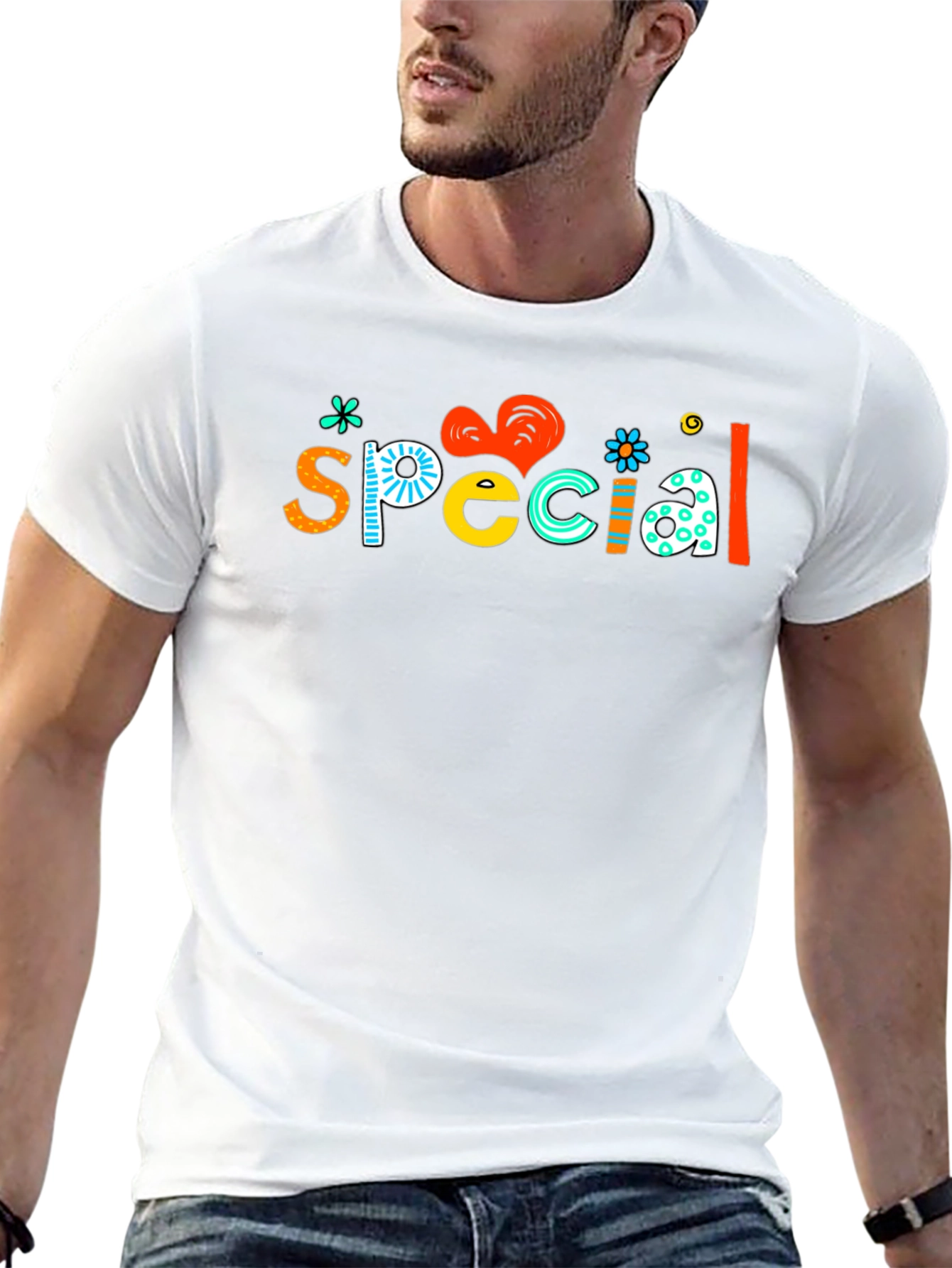 Special Graphic Tee - Trendy Casual Wear