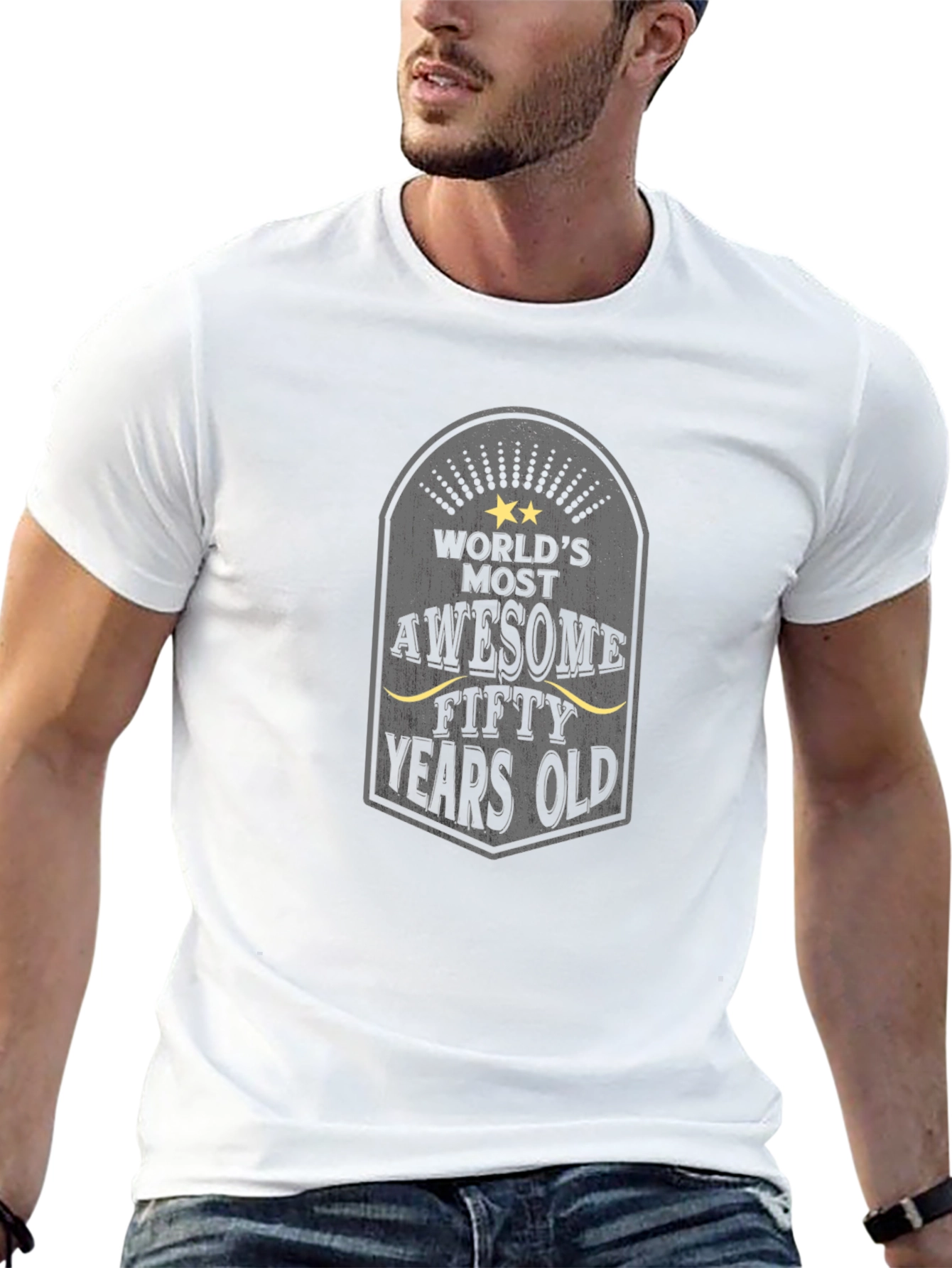 Worlds Most Awesome Fifty Years Old T-Shirt