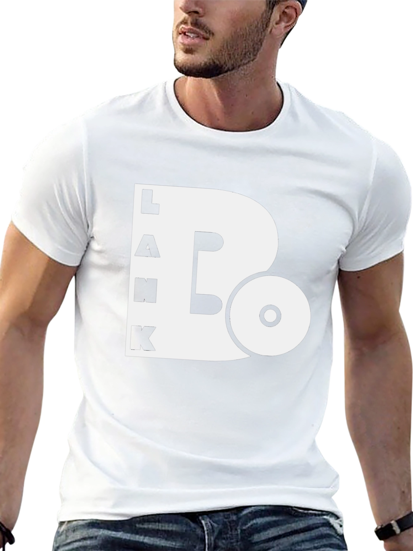 Blank CD Black T-Shirt Novelty Graphic Tee