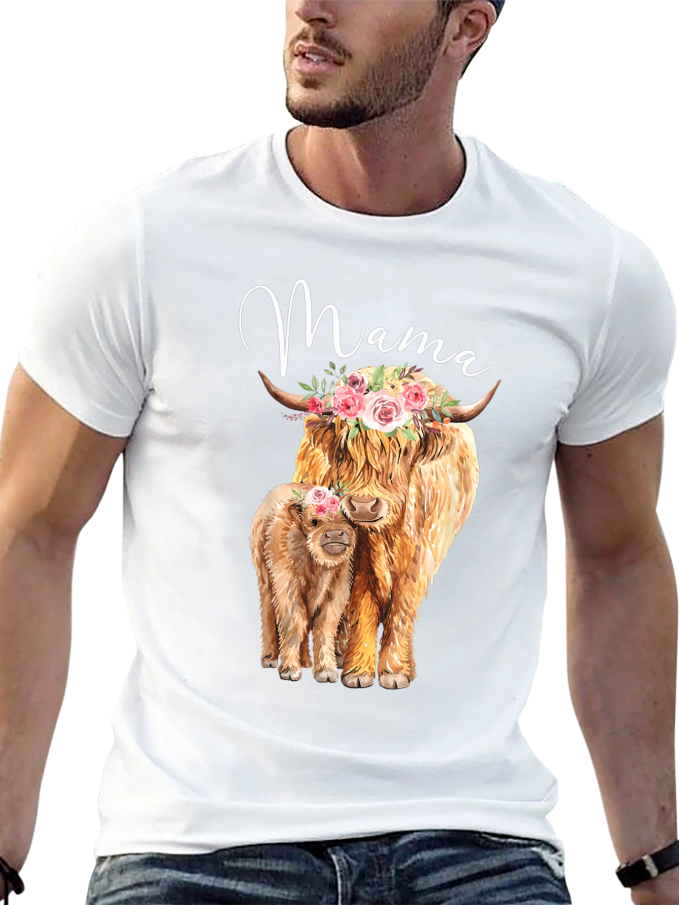 Mama & Baby Cow Graphic Tee