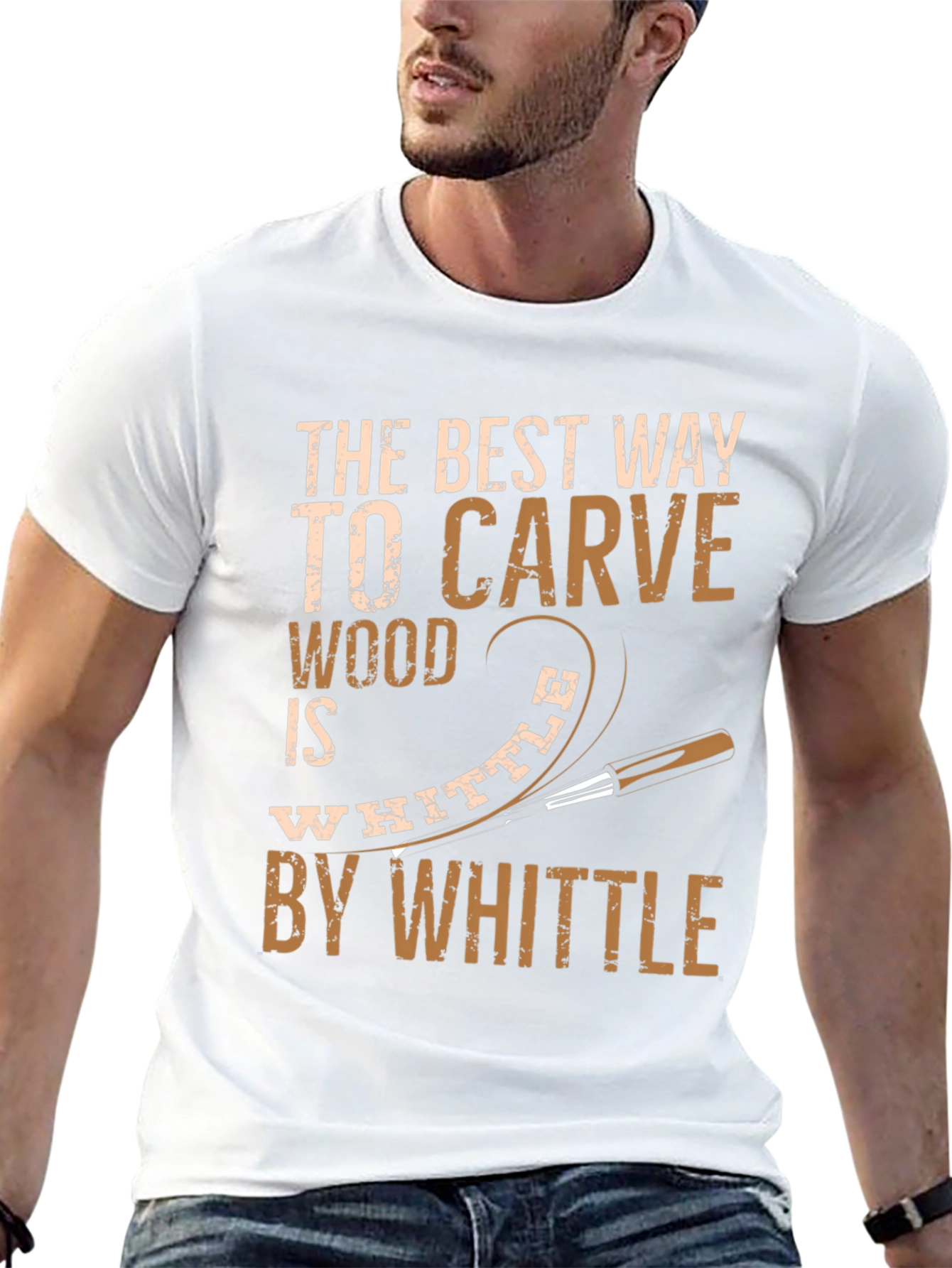 Whittle Carve Wood T-Shirt