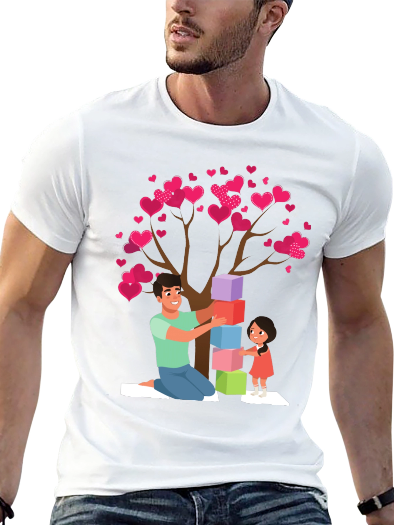 Heart Tree Dad & Daughter Tee