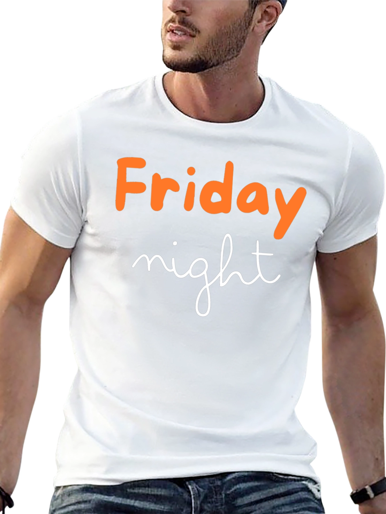 Friday Night Graphic Tee - Mens Black T-Shirt