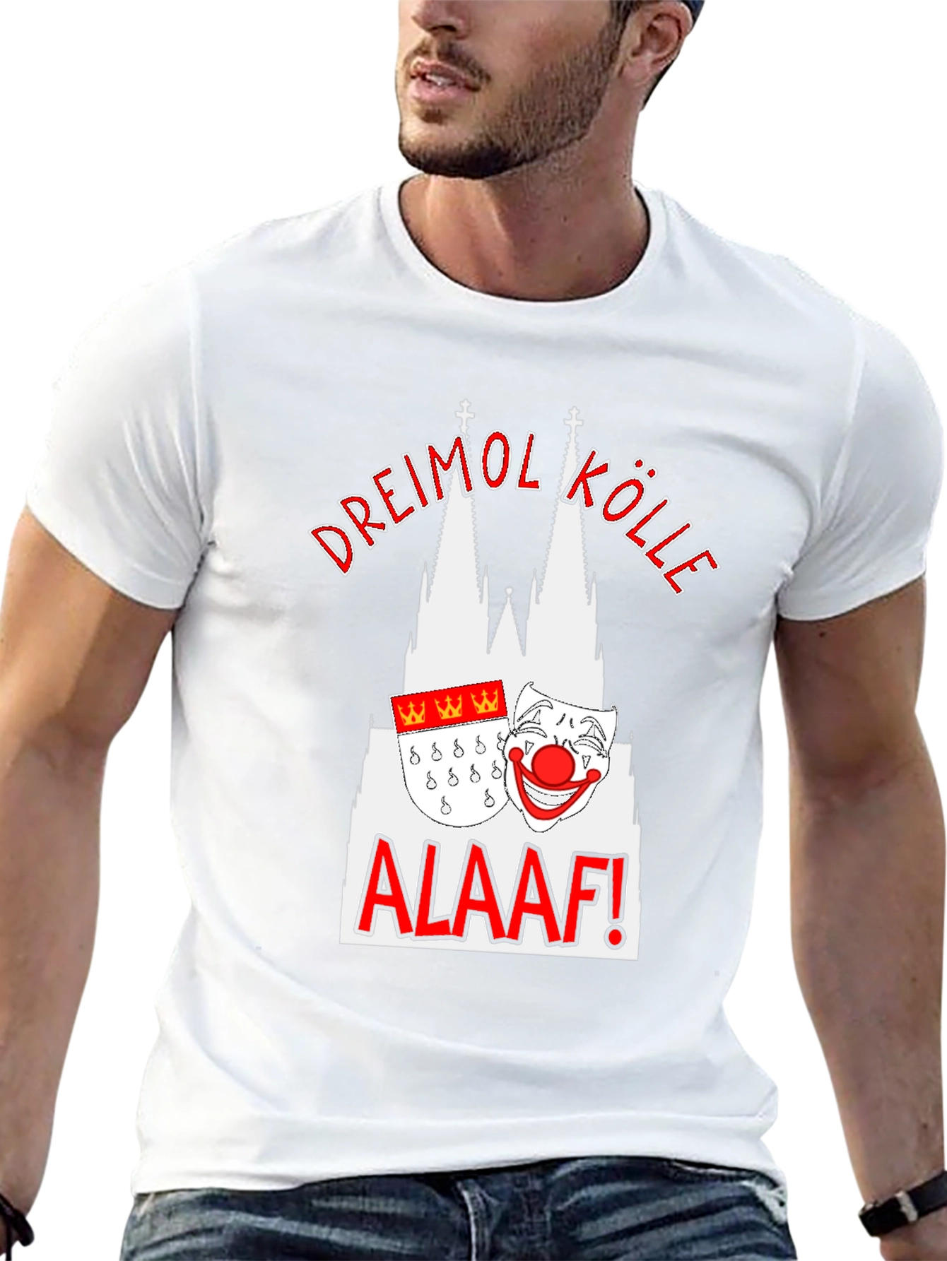 Cologne Carnival T-Shirt - Dreimol Kölle Alaaf!